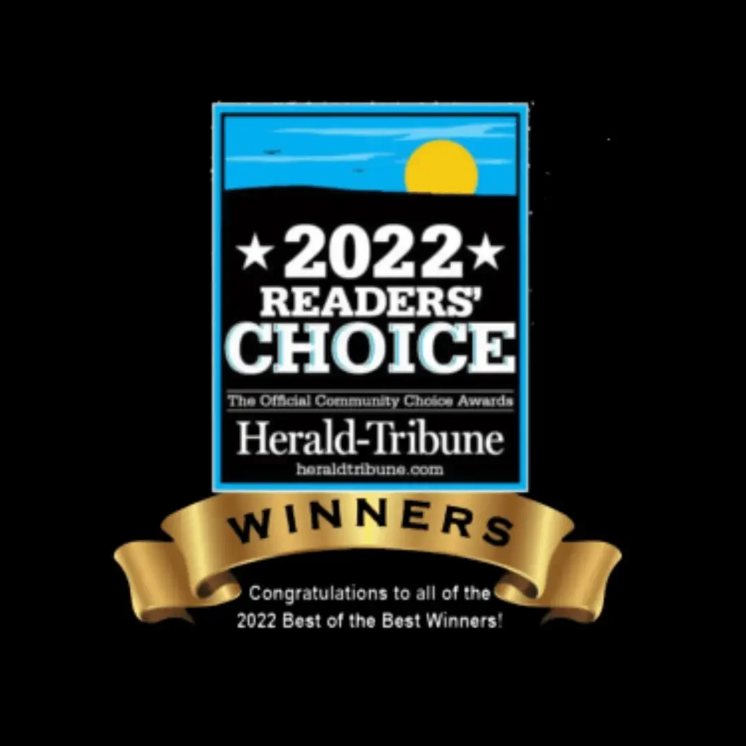2022 Sarasota Herald-Tribune Readers' Choice Winner Badge