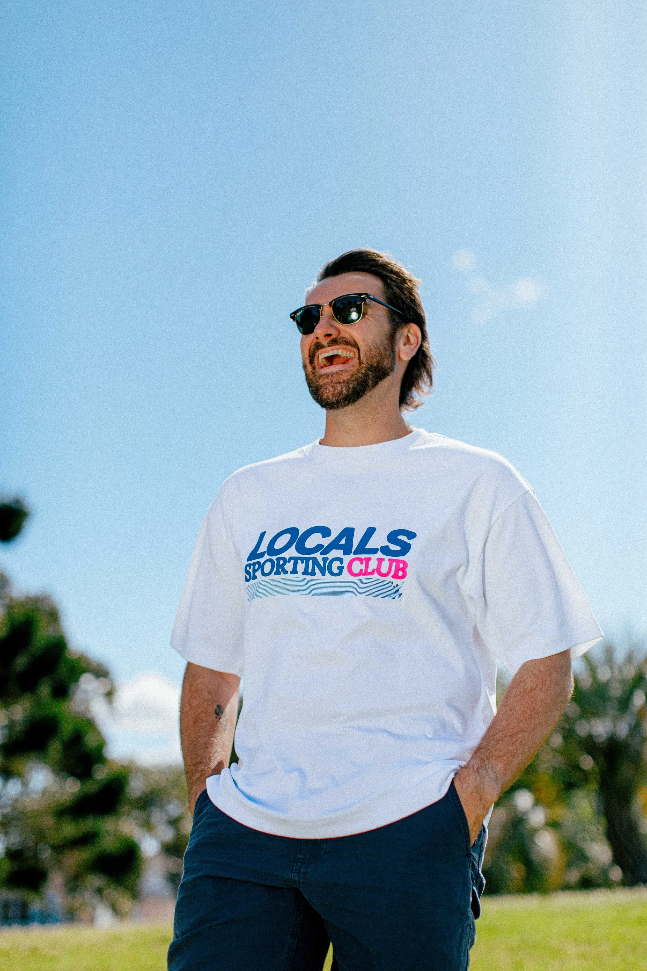 Locals Athletica Tee (White)
