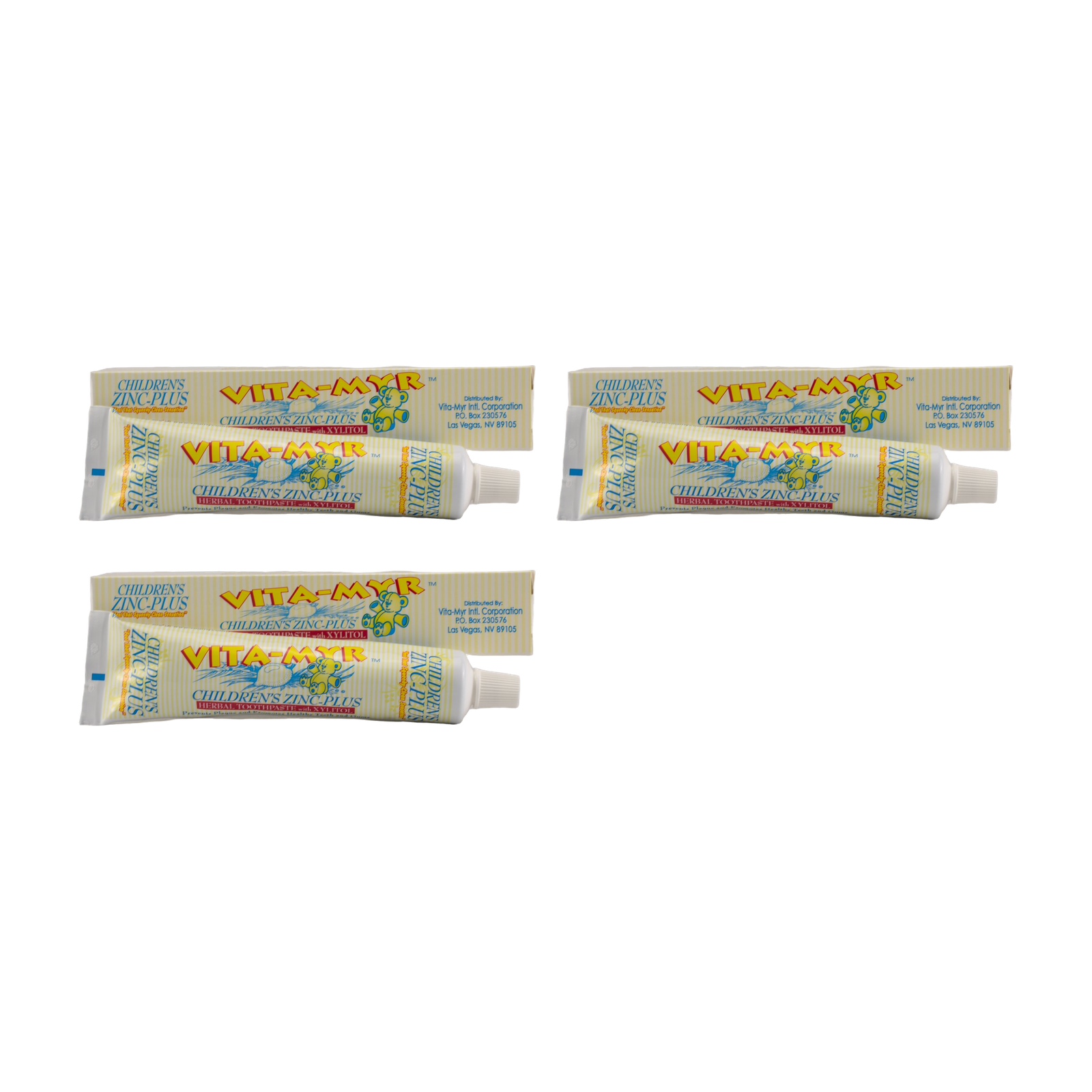 Vita-Myr Children’s Orange Toothpaste – 3 Pack Summer Special