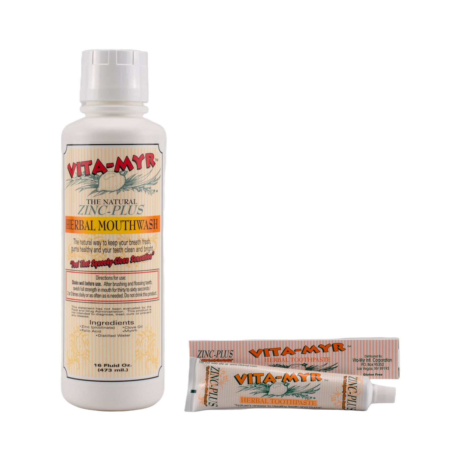 Vita-Myr Original Toothpaste & Mouthwash – Value Pack #1