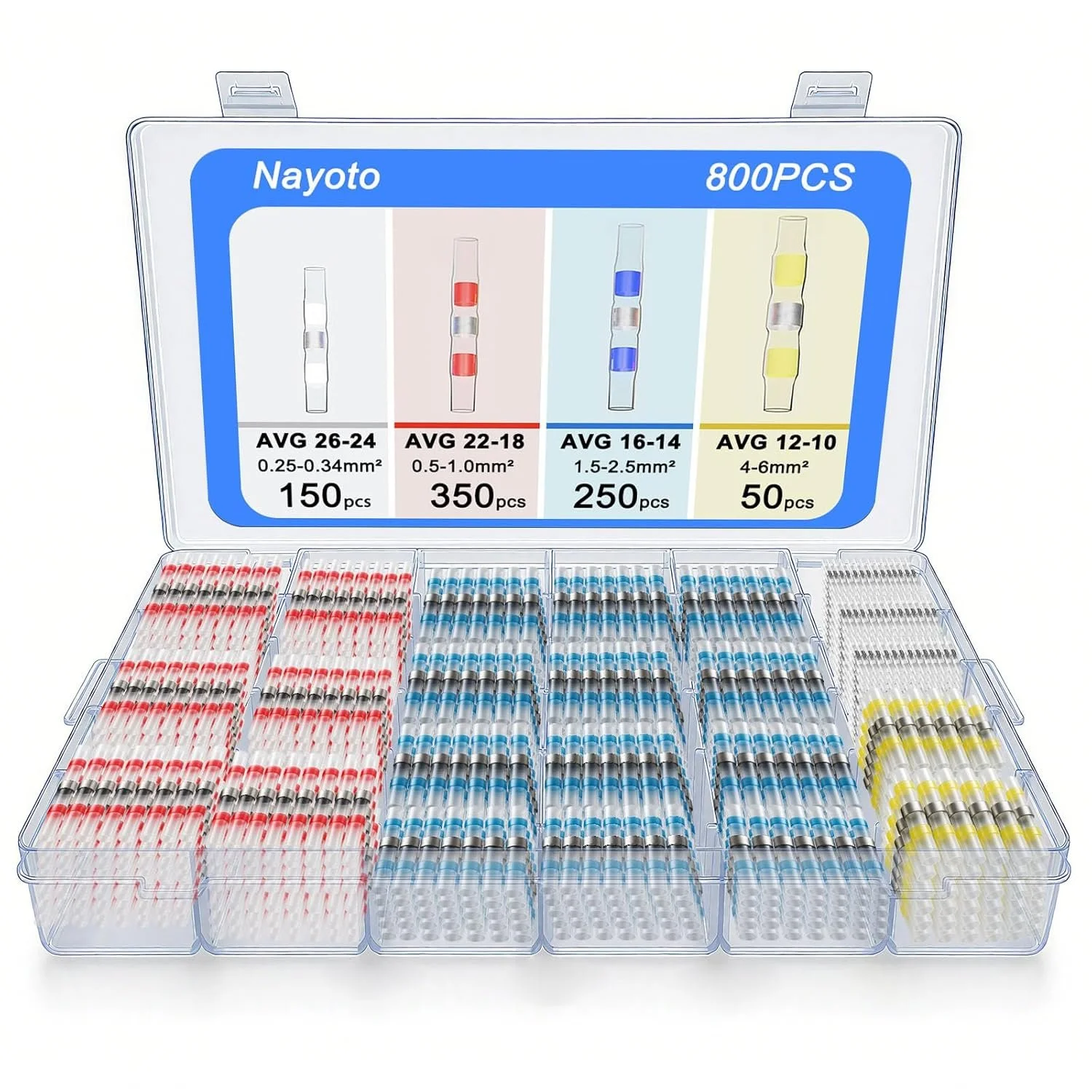 Solder heat shrink wire connectors kit