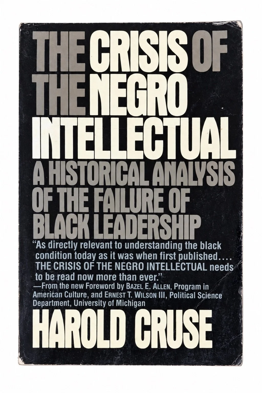 The Crisis of the Negro Intellectual - front.jpg