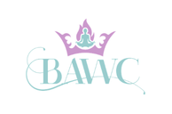 Logo with a crown and the letters 'BAWC' in elegant font