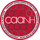 Circular logo with red and white colors and the text 'HNHCAAN' repeated around the circle.