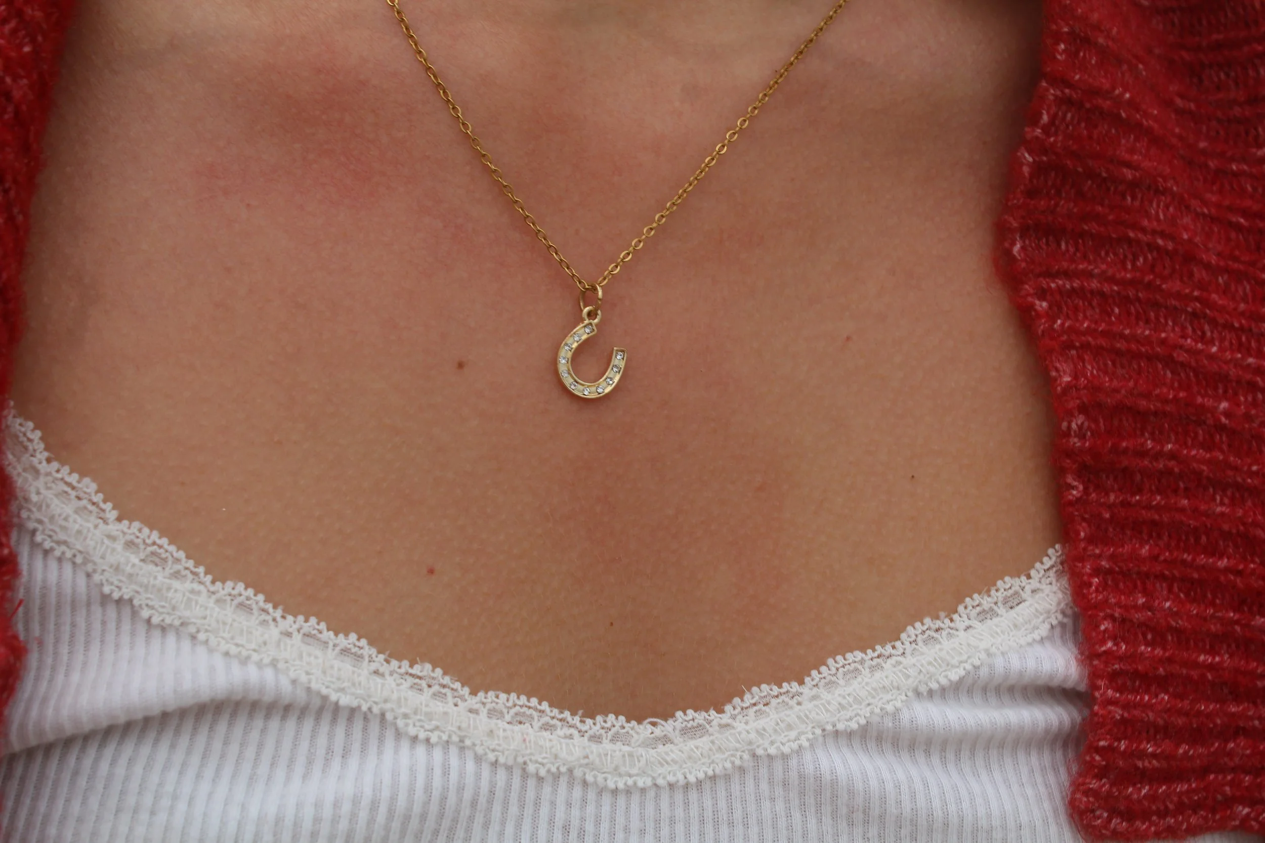 Horseshoe Gold Necklace