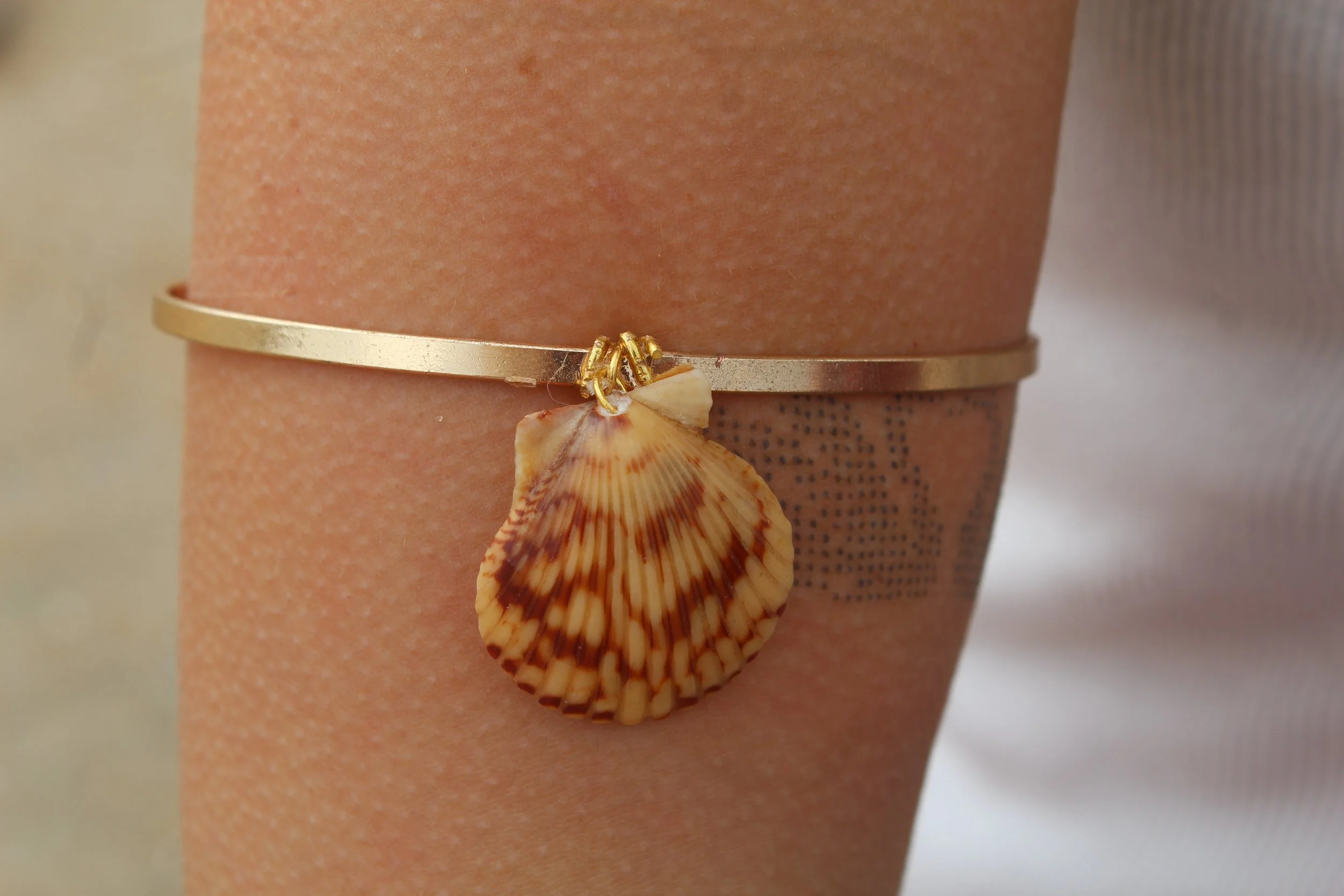 Orange Shell Arm Band