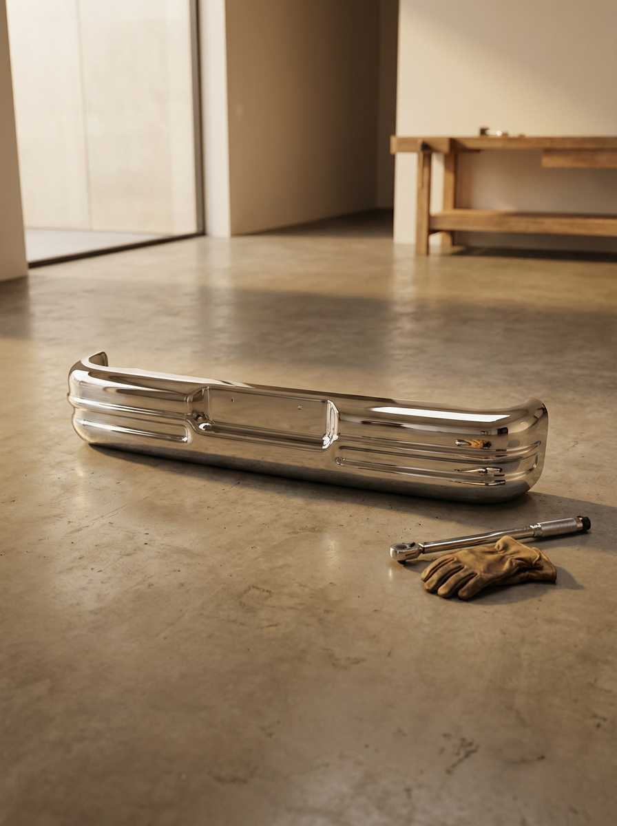 Chrome Truck Bumper