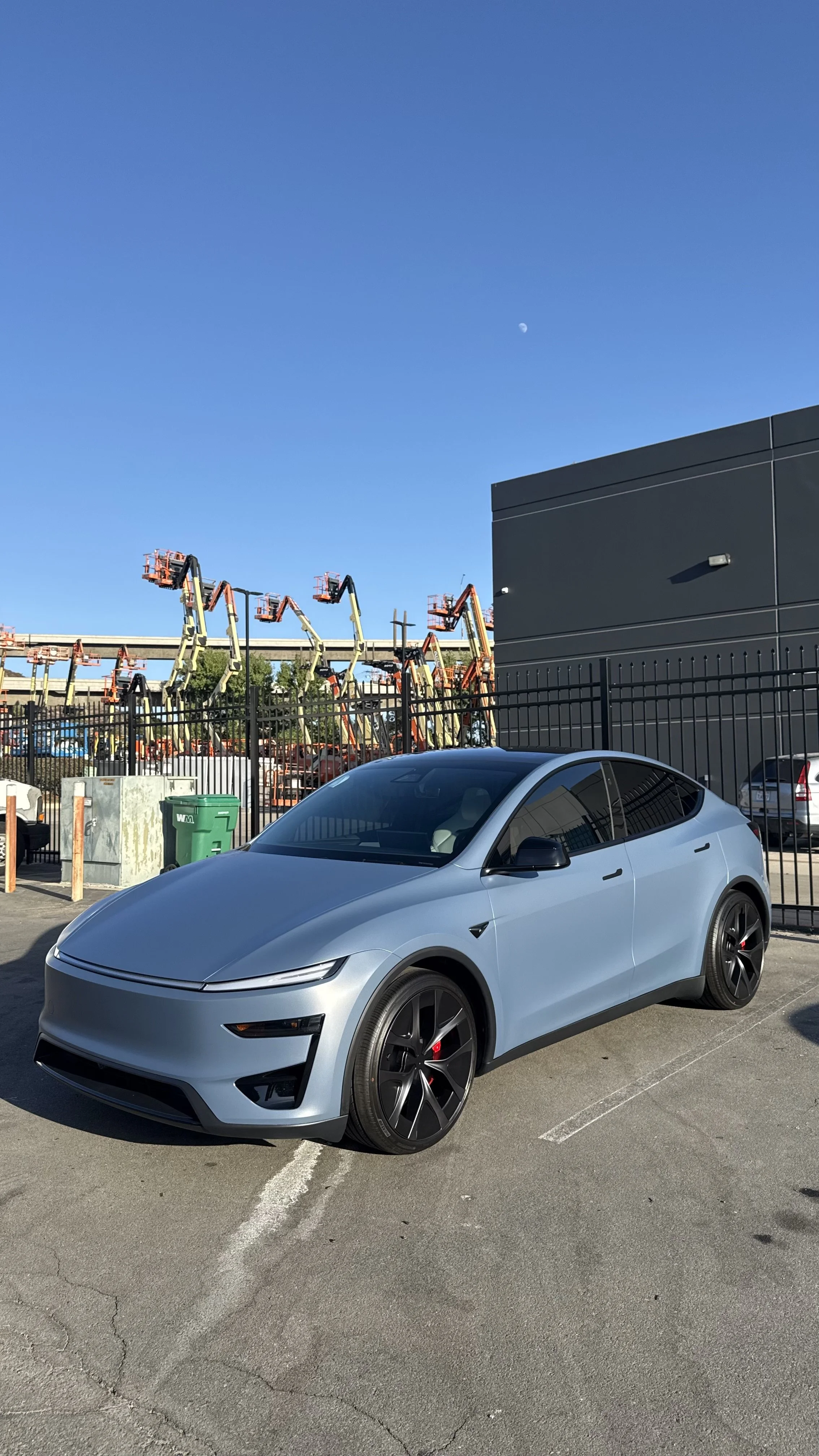 Tesla with satin-matte stealth paint protection film at Xclusive Auto Customz in Santee, CA