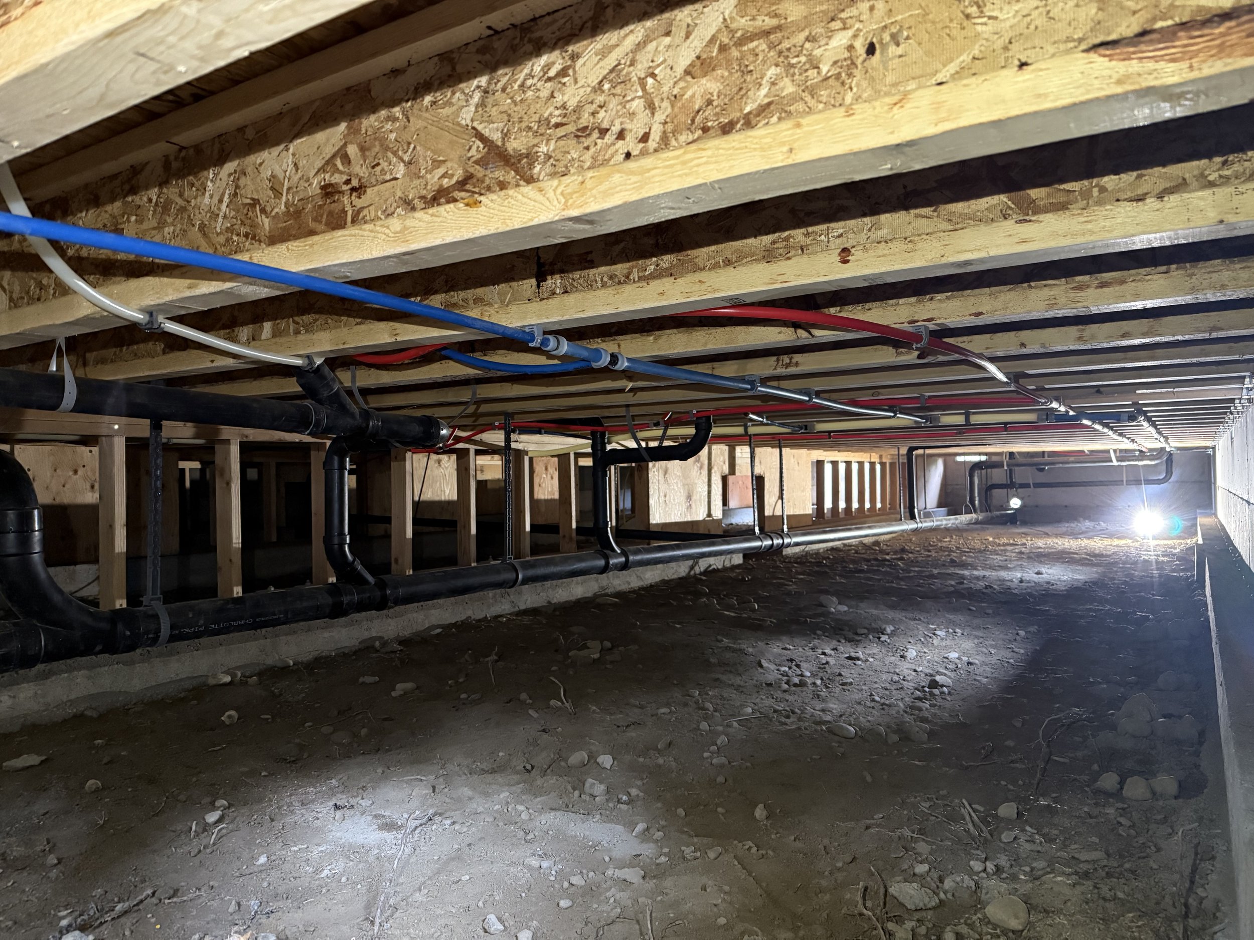 Repipe plumbing work