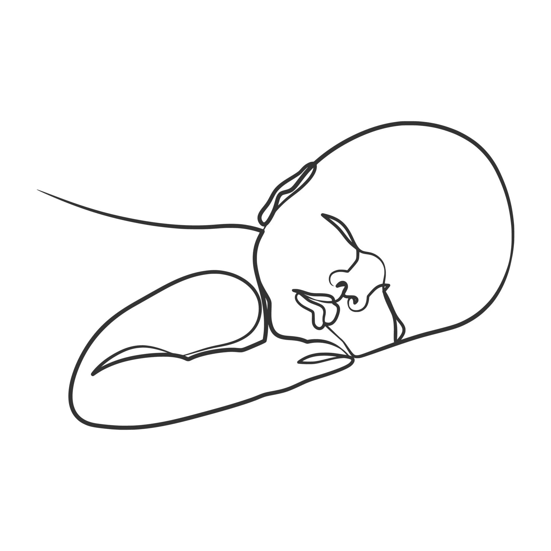 Home birth, birthing baby