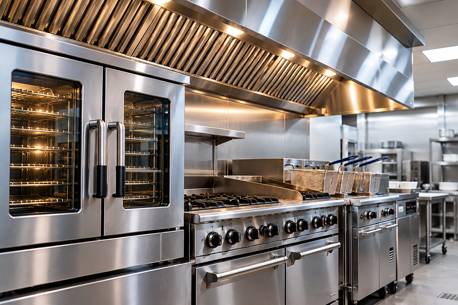 Commercial ovens, ranges, and fryers serviced by CorePeak Services LLC