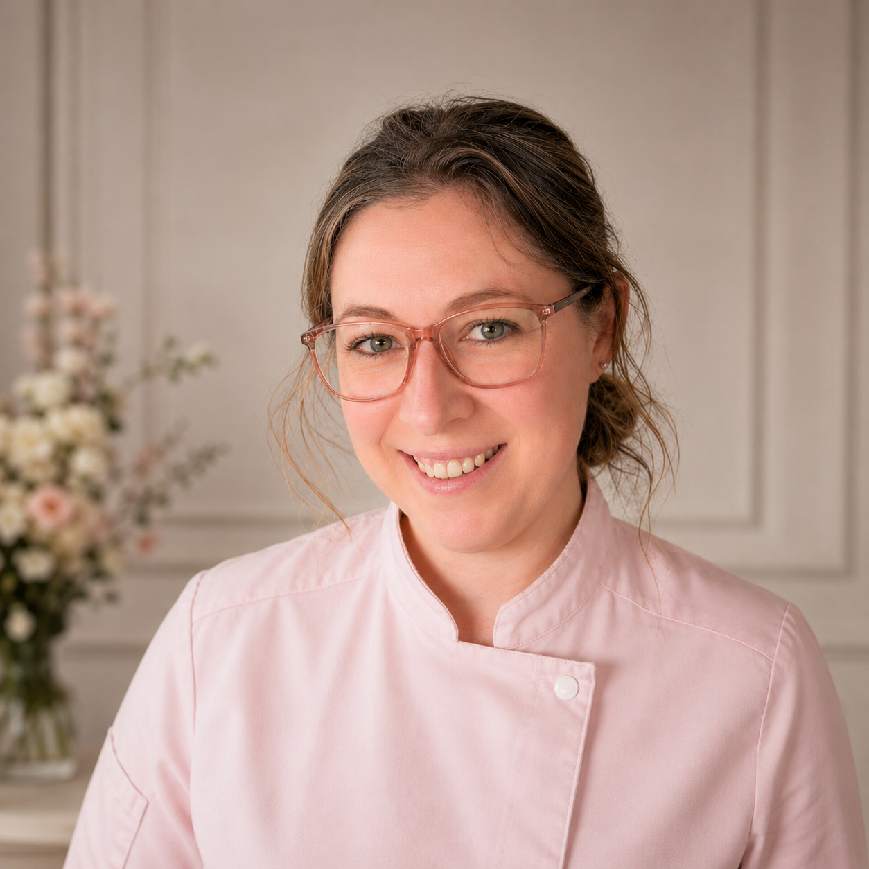Elegant Chef Portrait with Soft Florals.png