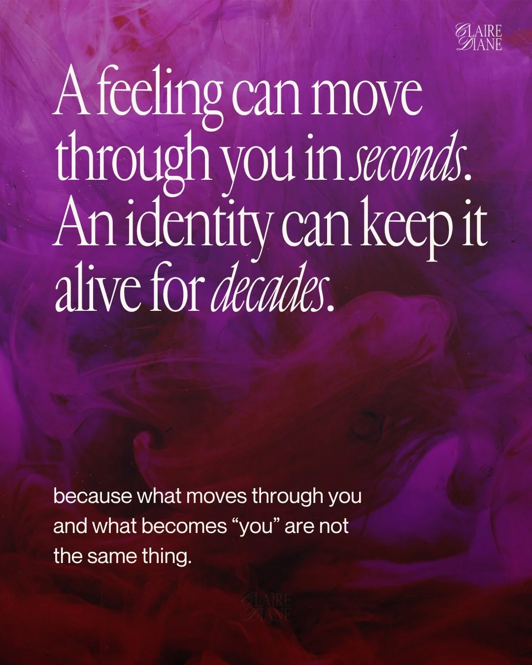 You were never meant to spend your life becoming better at MANAGING YOURSELF.

And yet so much of what we call healing has become exactly that&hellip;,

an increasingly sophisticated attempt to regulate what we feel, understand why we feel it, proces