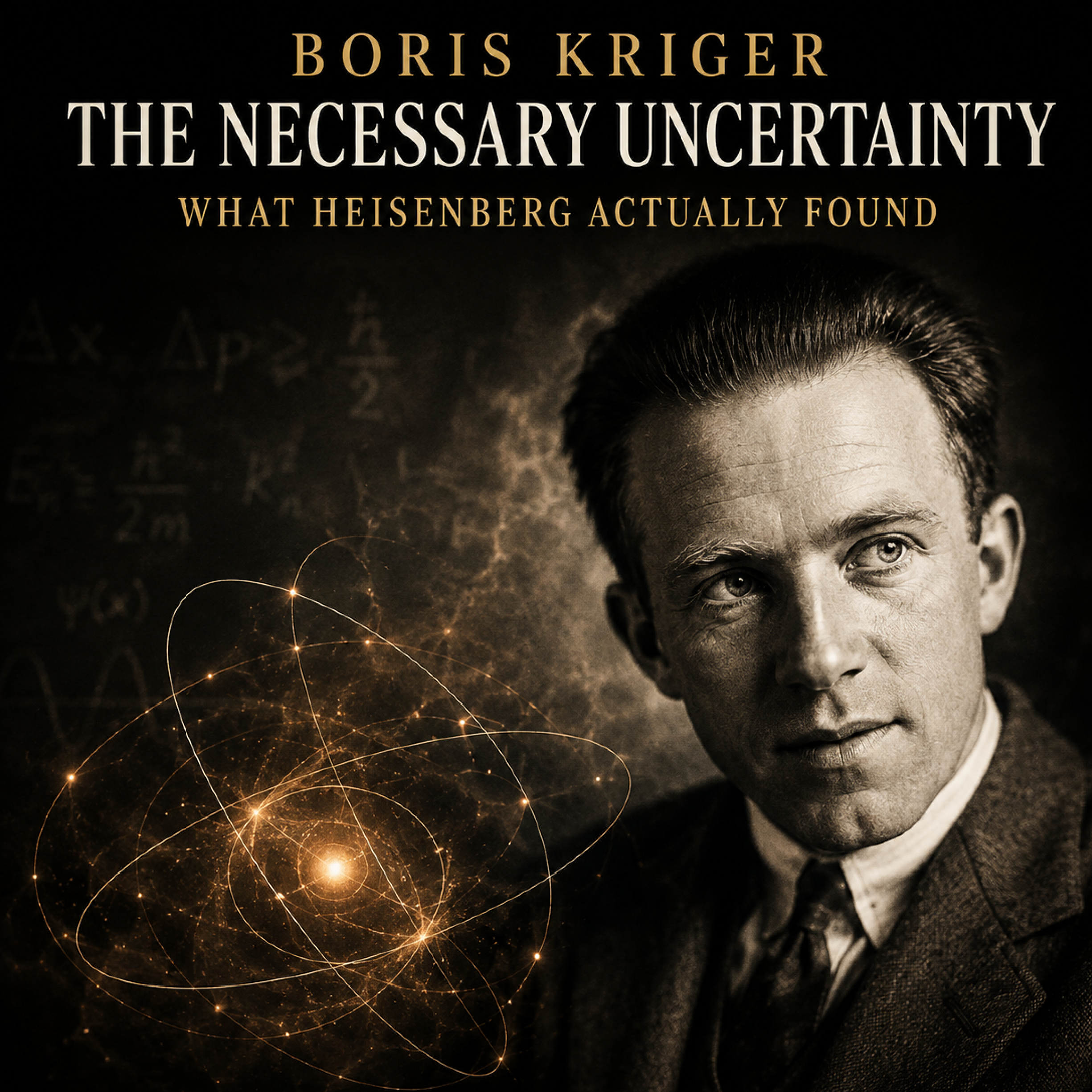 Chad Smith Narration of The Necessary Uncertainty, What Heisenberg Actually Found by Boris Kriger. An Audiobook about science and engineering.