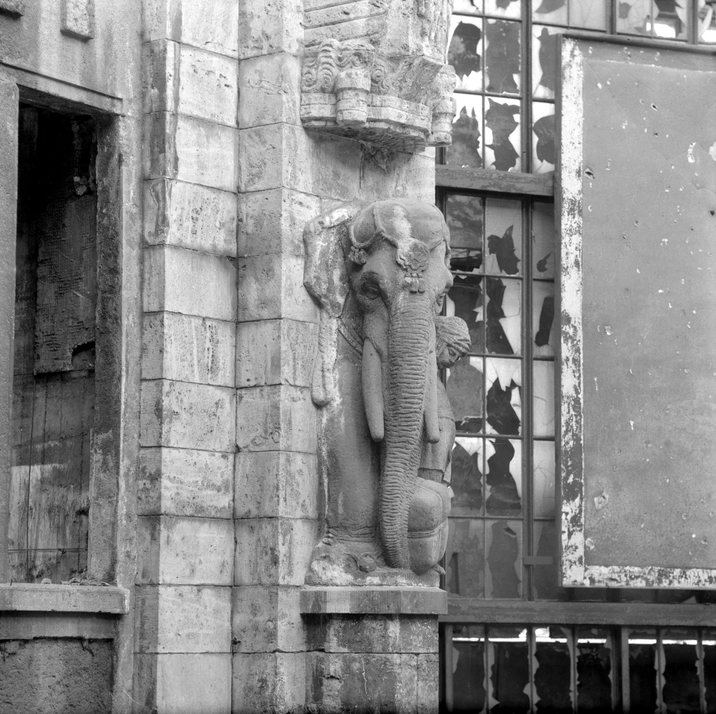 Elefant als Dekoration in der Kuppelhalle