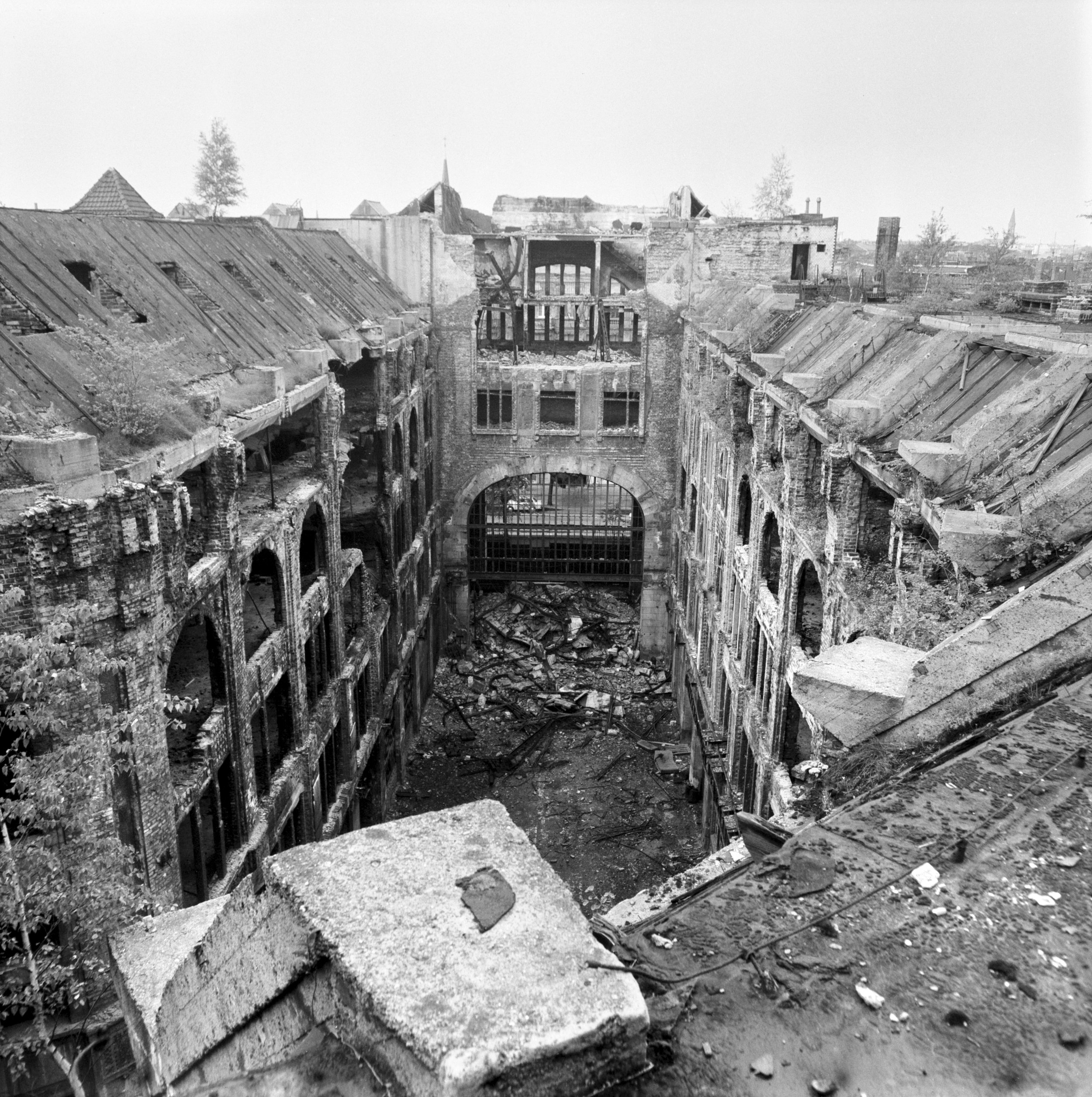 Blick von oben zur Oranienburg Straße