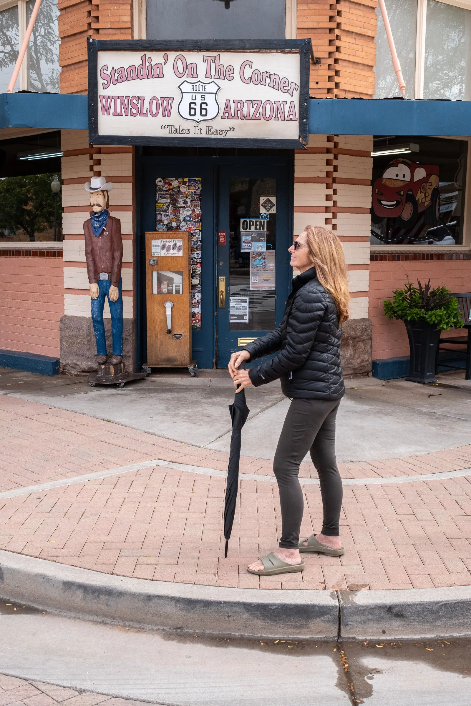 Standing on the corner
