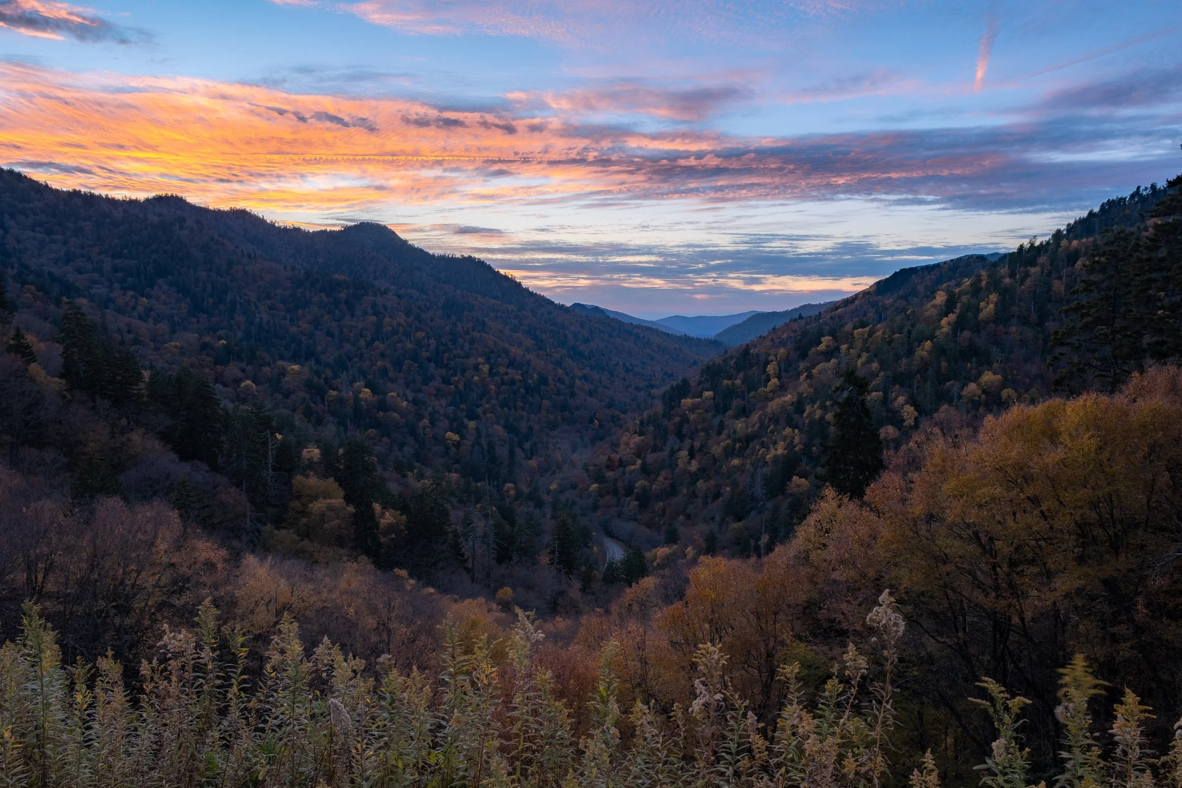 Sunset at Ben Morton's Overlook