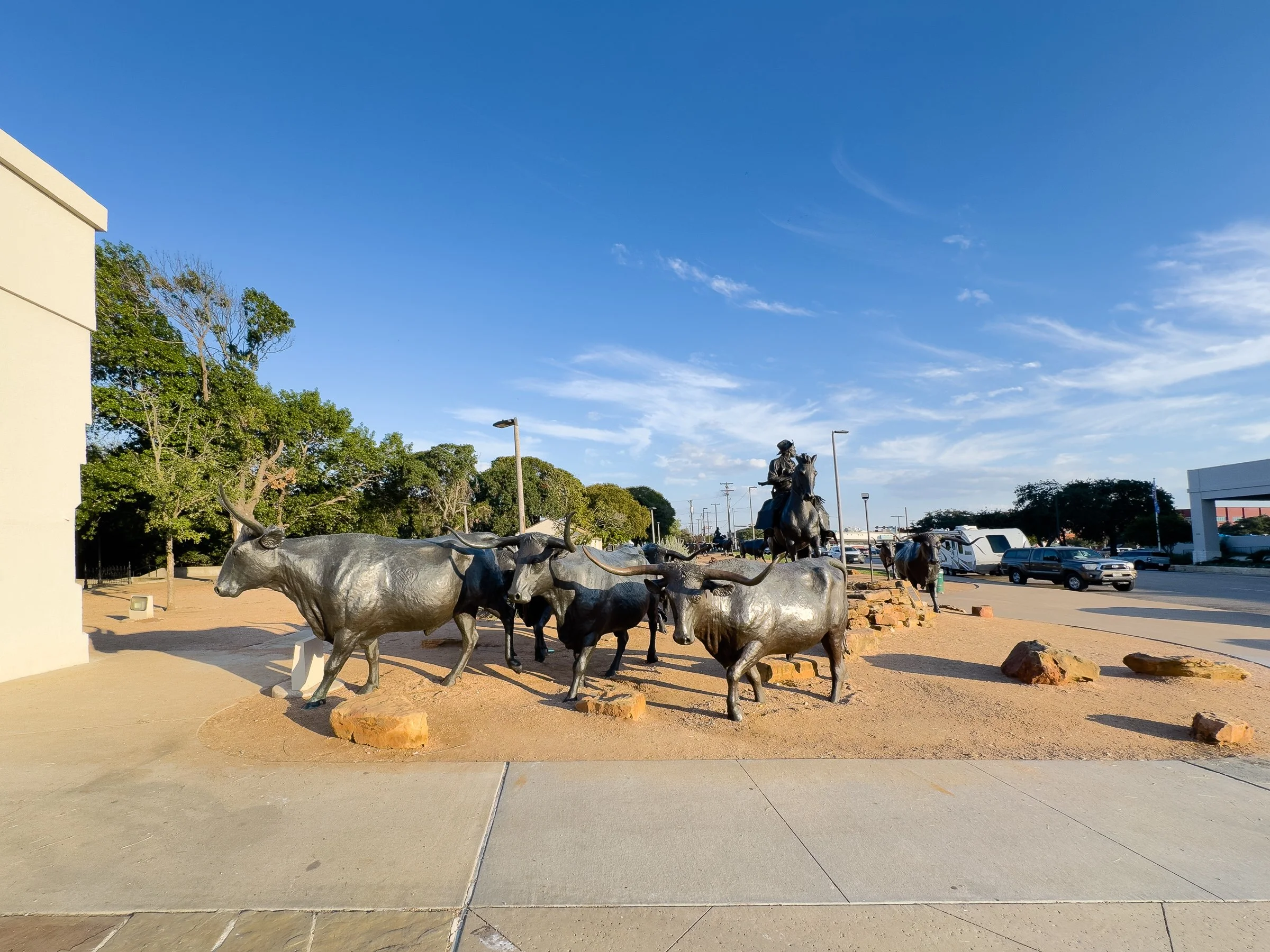 If you're crossing the bridge, watch out for the herd!