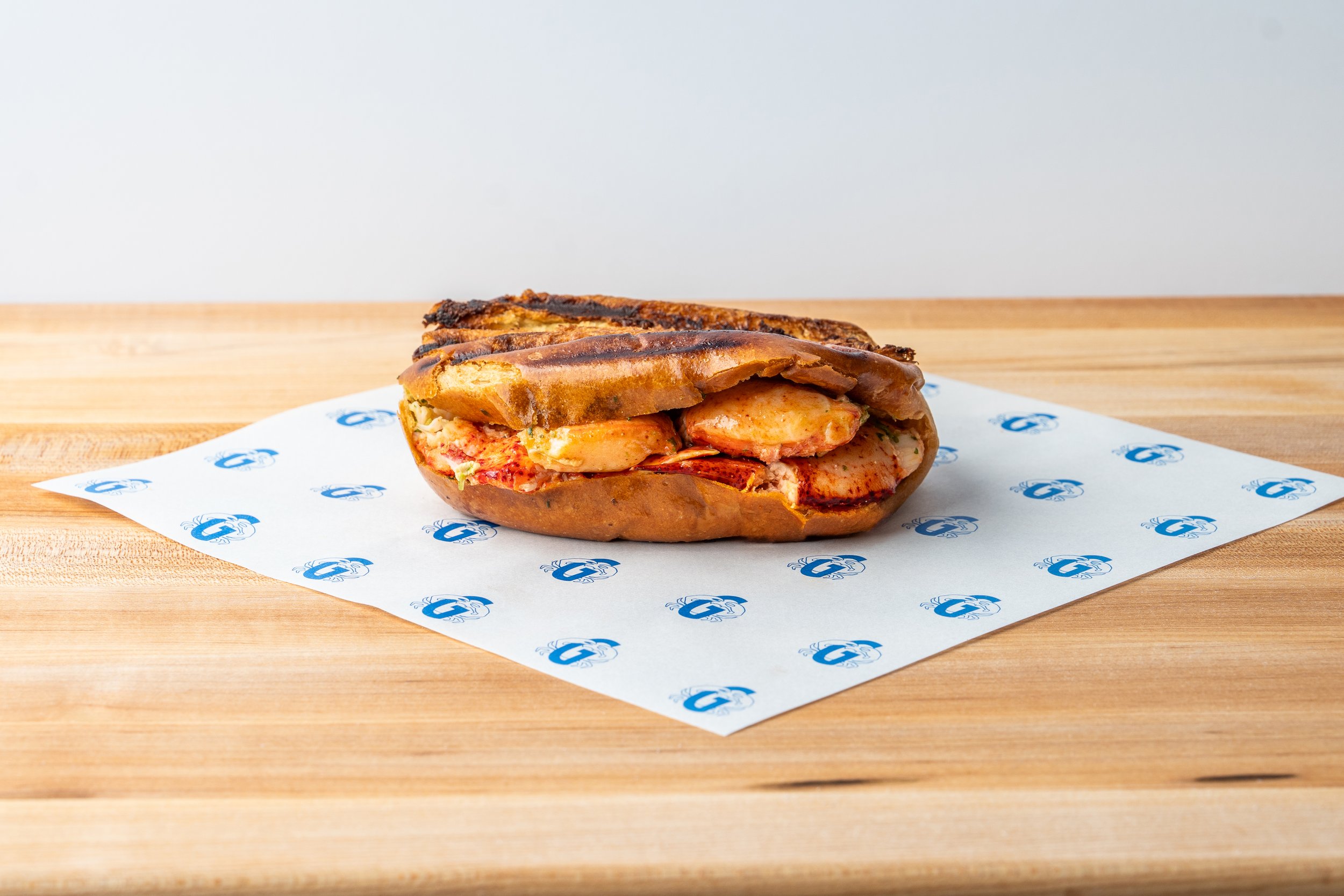 Grilled lobster sandwich