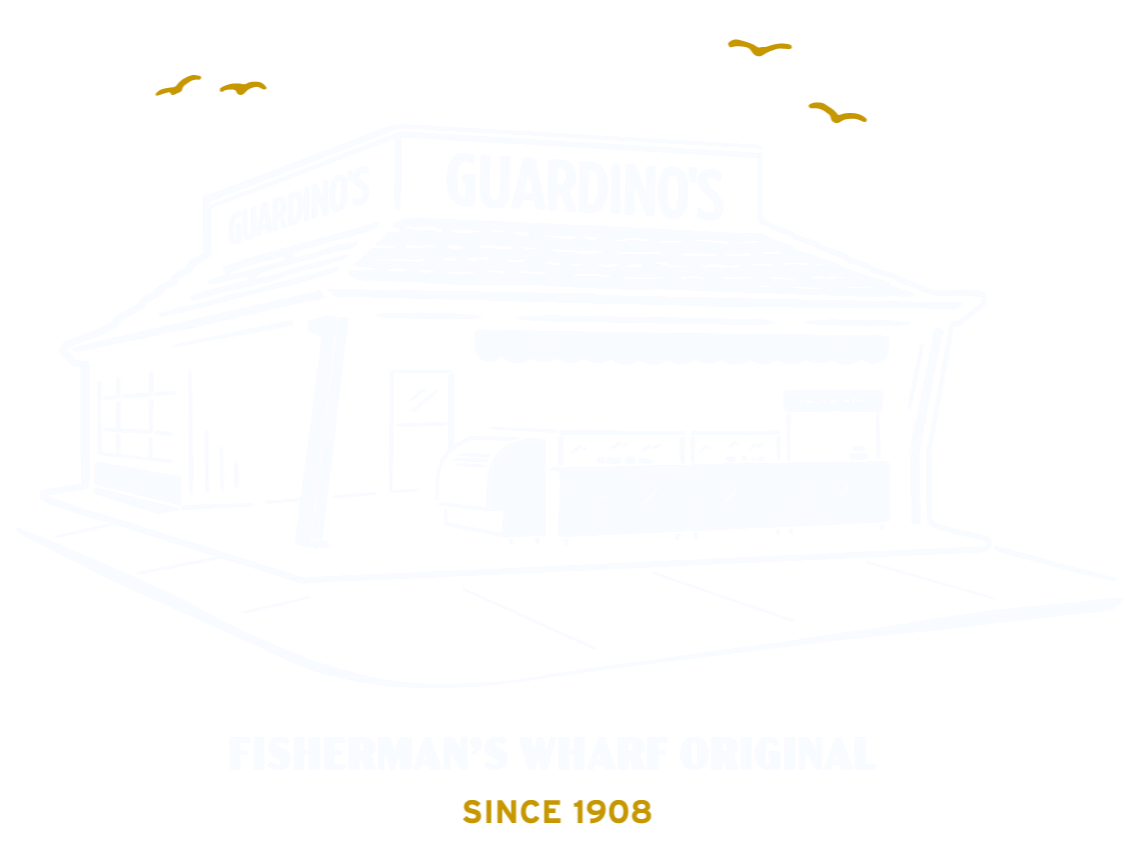 Illustration of Guardino's Restaurant on the Fisherman's Wharf