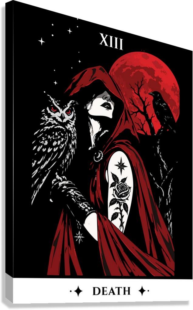 XIII Death Sapphic Love Tarot Canvas.jpg
