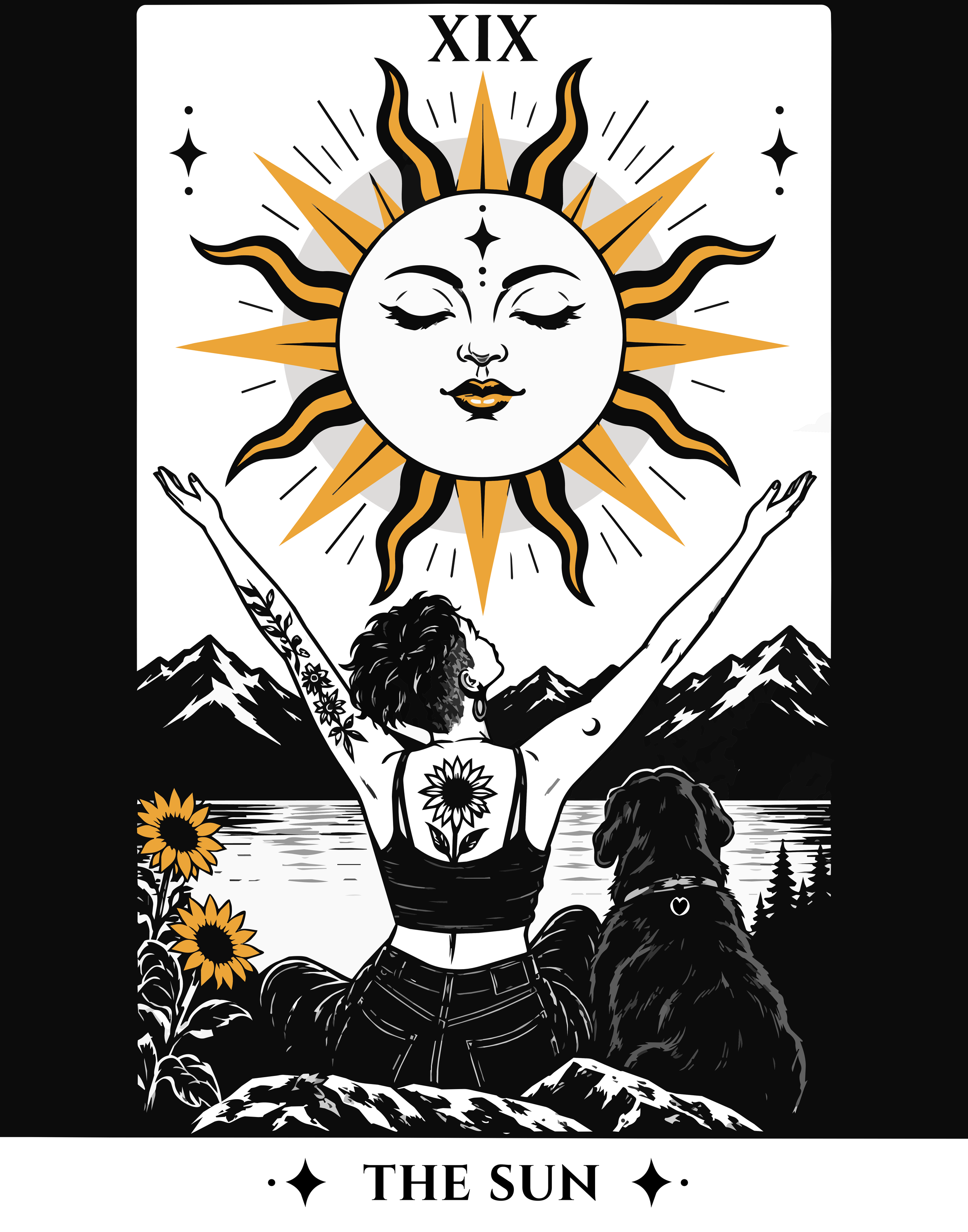 The Sun - Illustrative Art Print.png