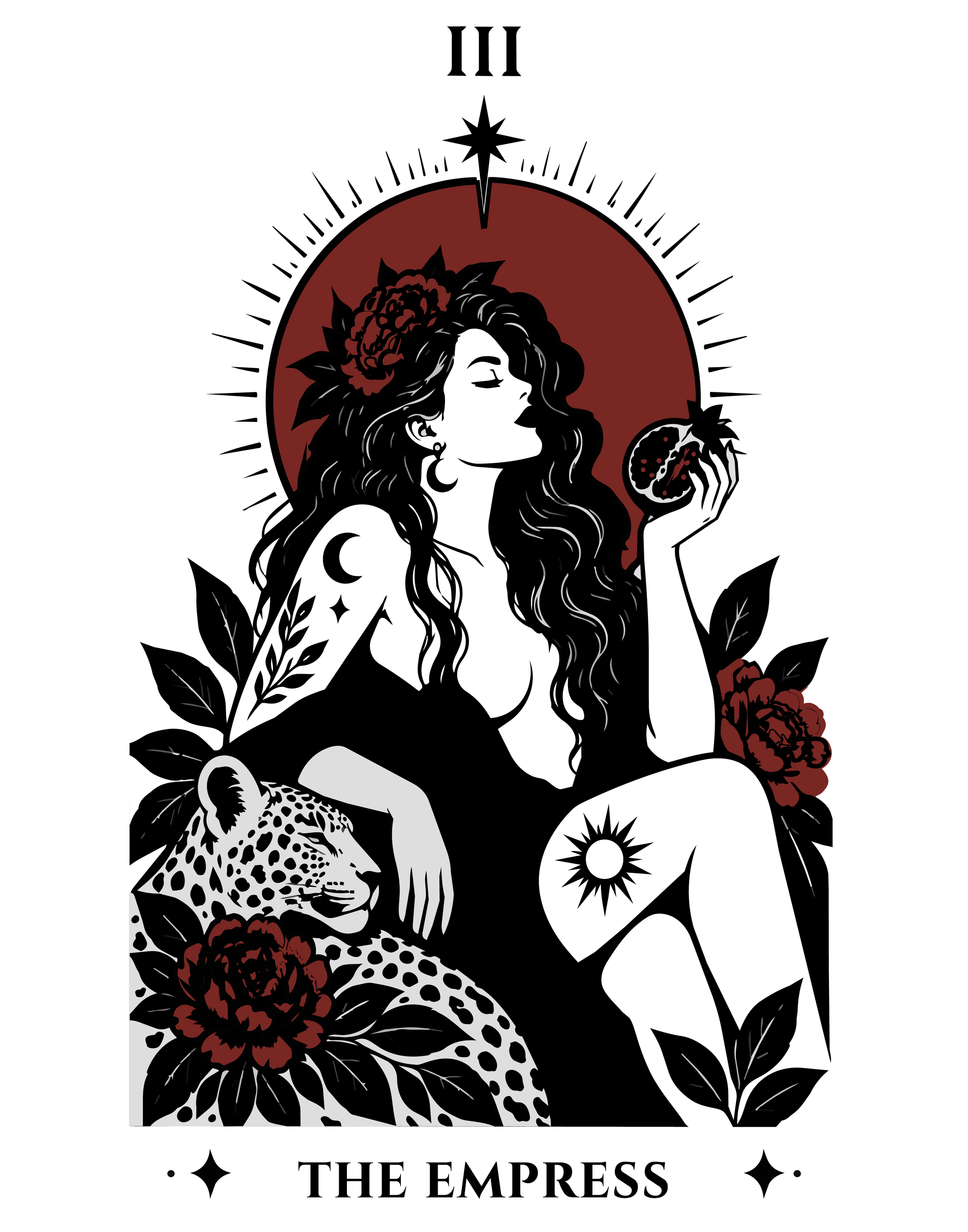 III - The Empress | Illustrative Art Wall Print