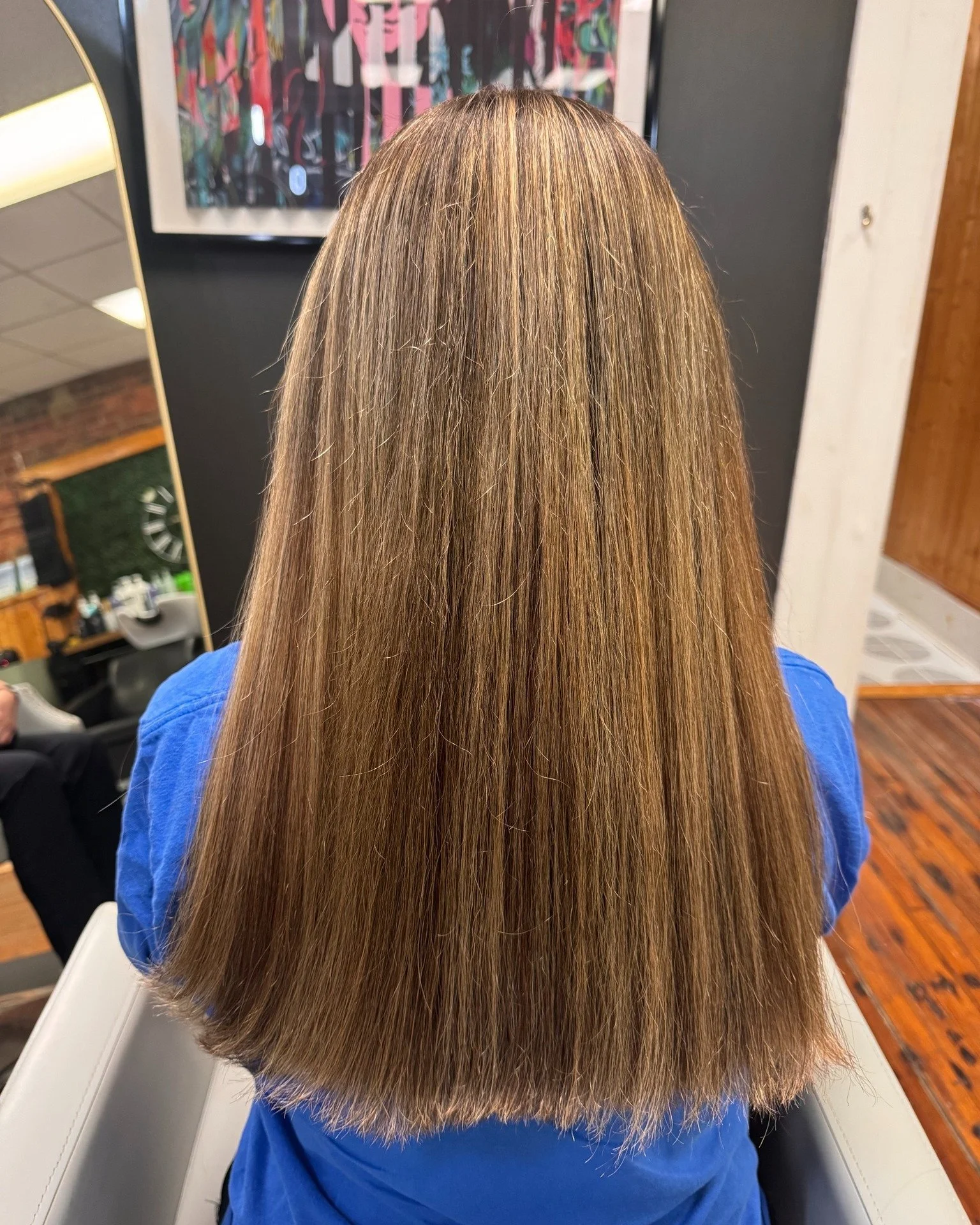 Some hair goals take more than one appointment -  and that&rsquo;s exactly how we planned this one. 🤍

When she first came to me, her goal was to move away from the red, get lighter, add dimension, and eventually land in a softer, cooler-toned brune