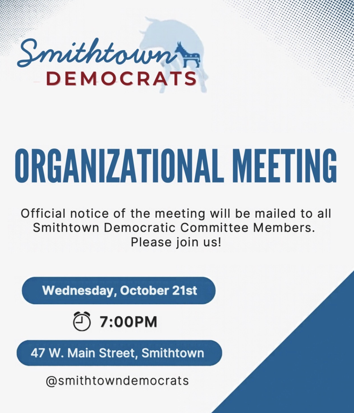 Organizational Meeting & Vote