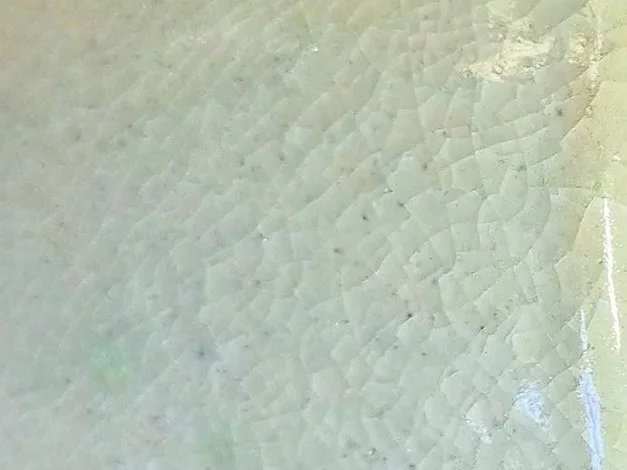 A homemade pottery glaze