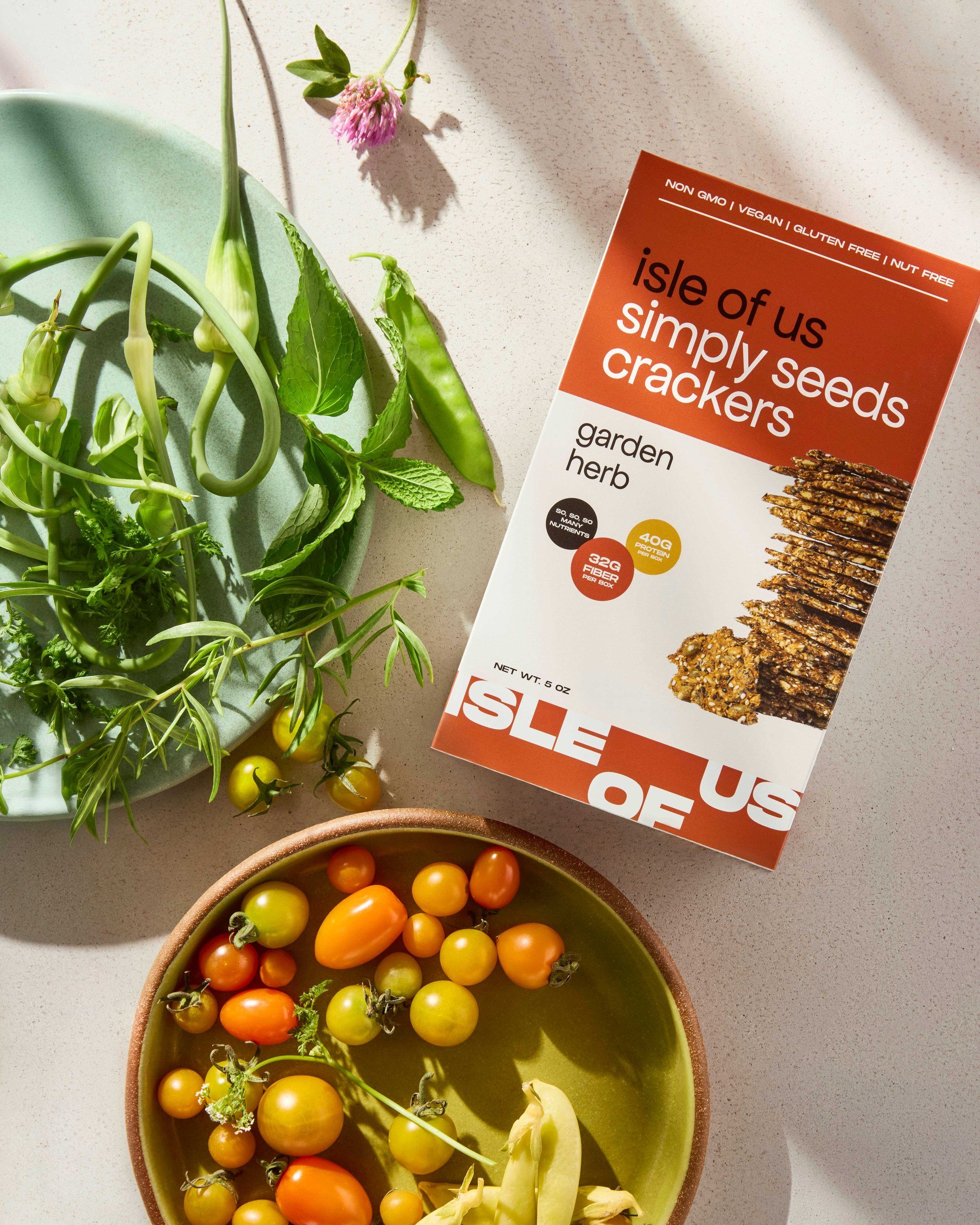 Simply Seeds Crackers, Garden Herb