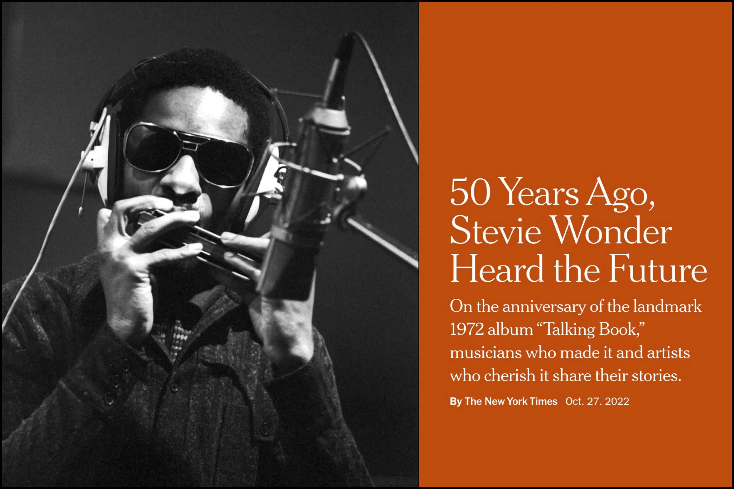 50 YEARS  of  STEVIE WONDER'S 'TALKING BOOK' →