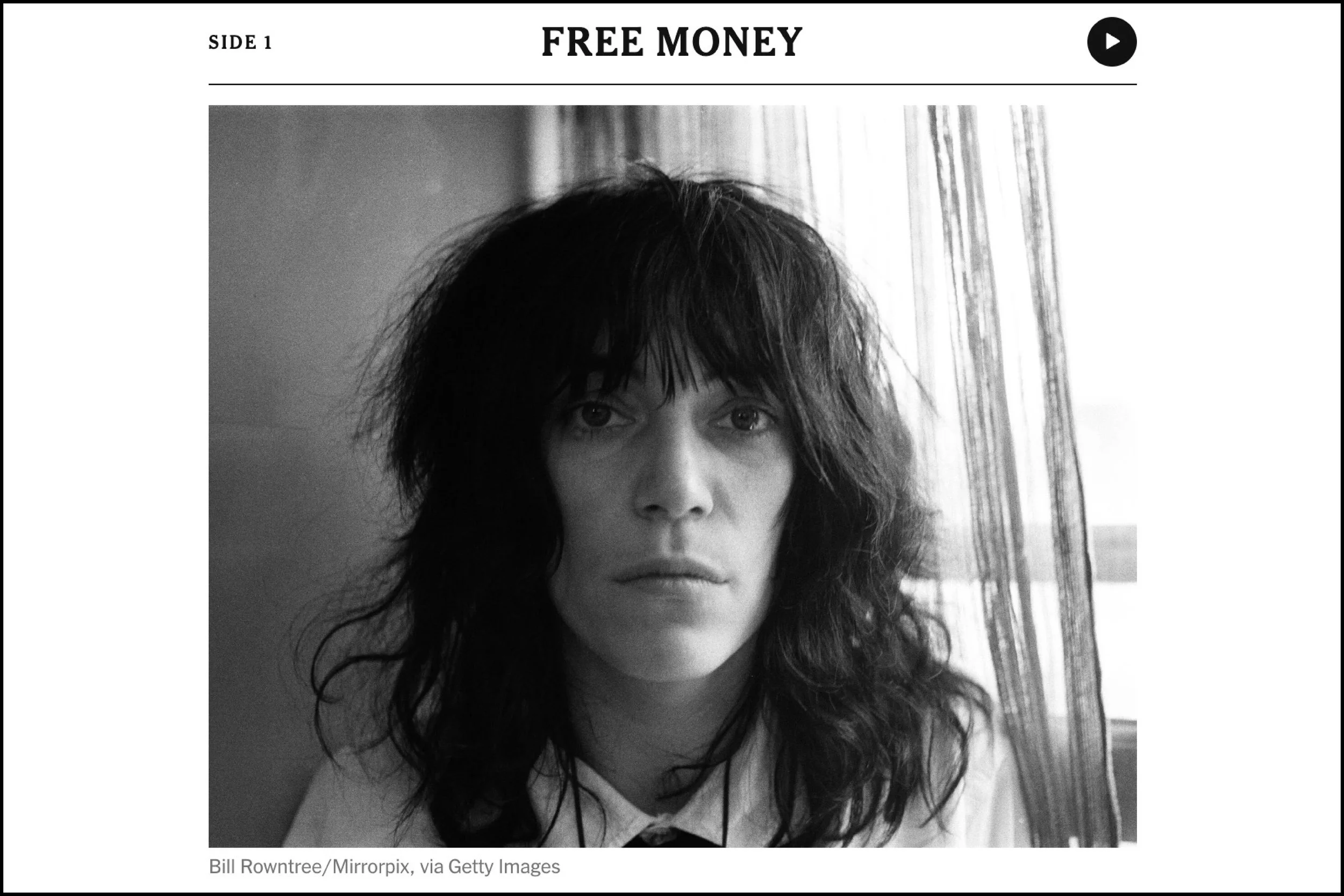 50 YEARS  of  PATTI SMITH'S 'HORSES' →