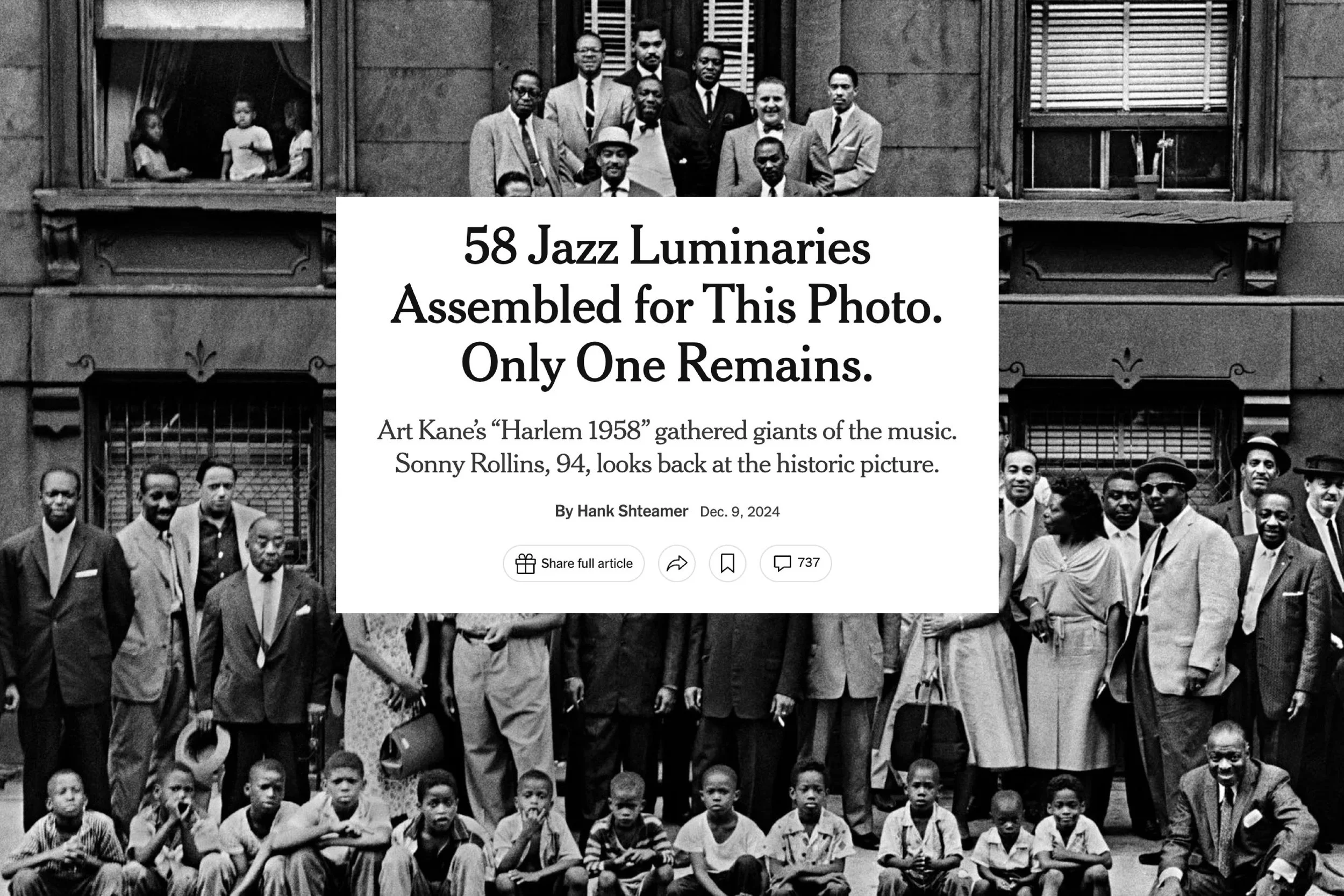 BEHIND ART KANE'S 'HARLEM 1948' →