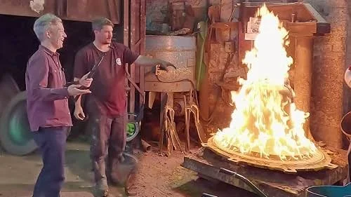 Still from Tom Scott: 'England', Bell Foundry episode, Head of Post on the project was Mandy Celine