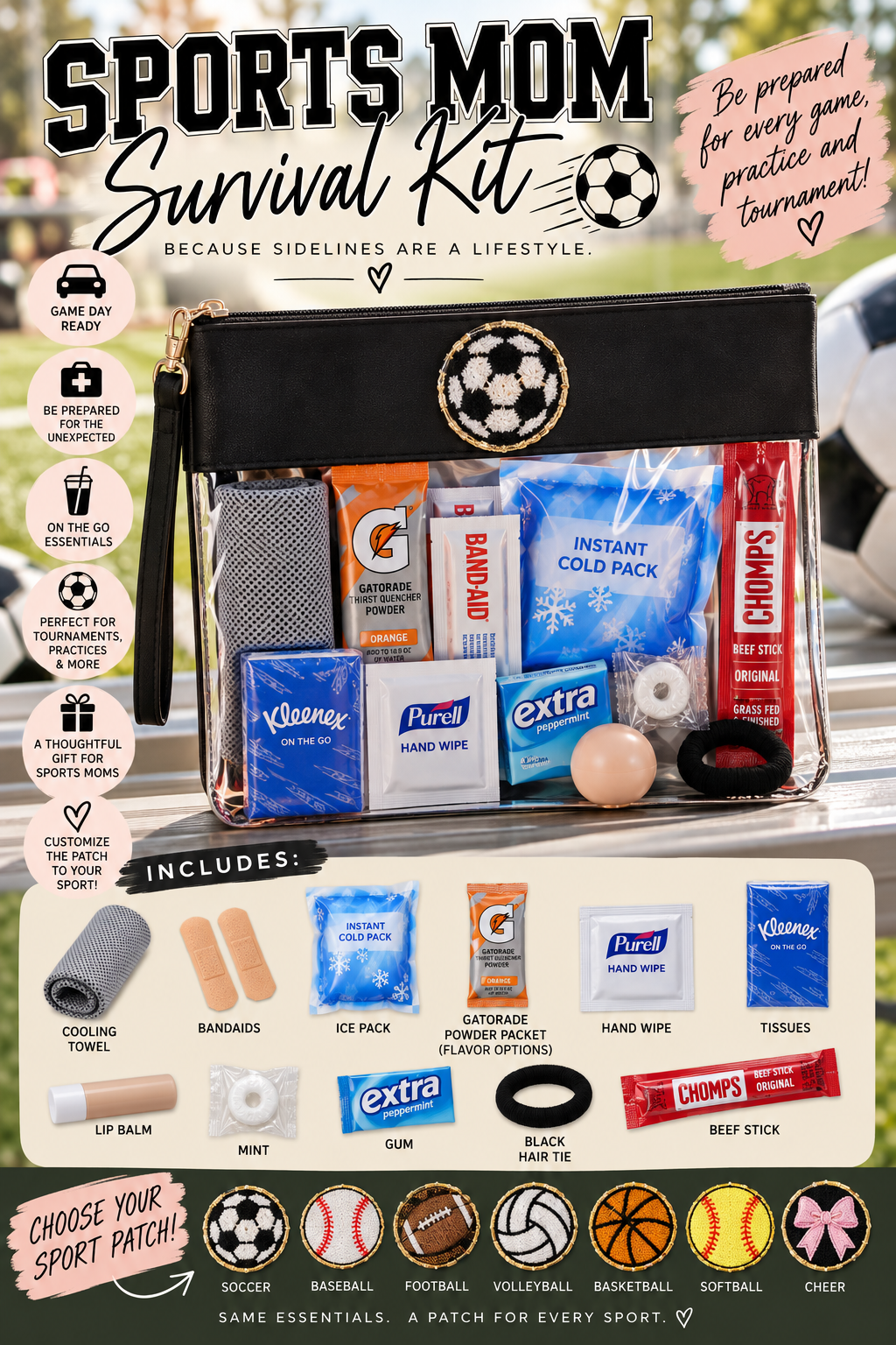 Sports Mom Survival Kit