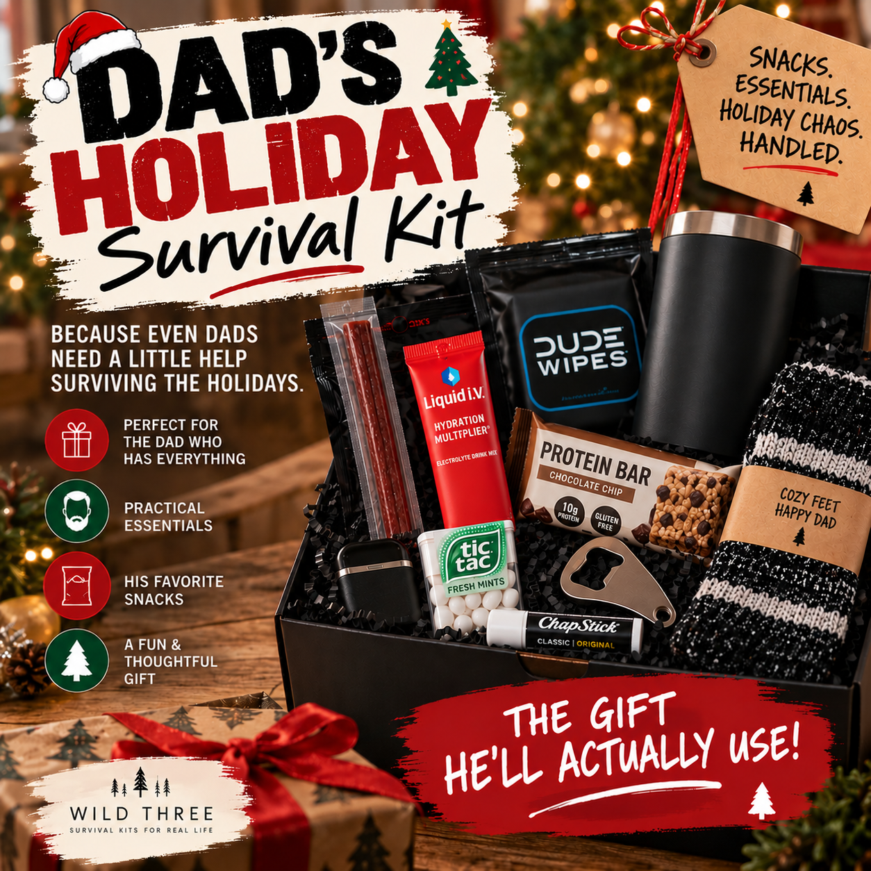 Dad's Holiday Survival Kit