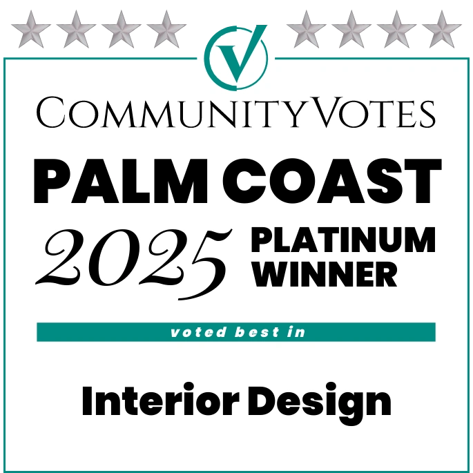 Best of Palm Coast 2025 Platinum Winner, Interior Design