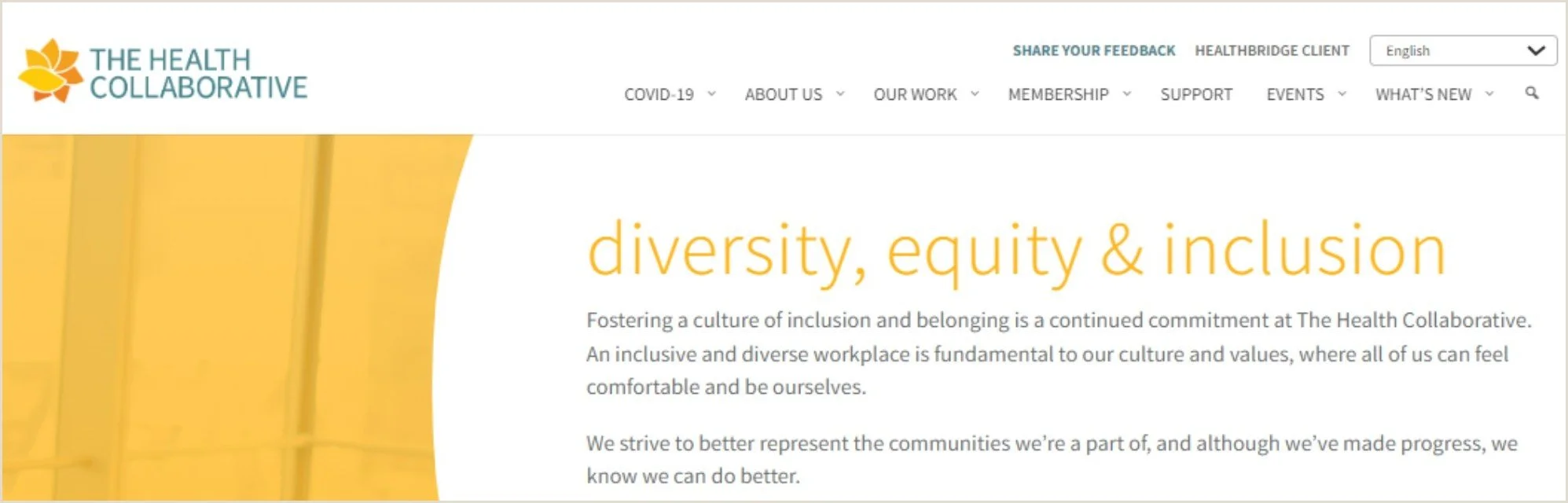 THC Diversity Equity Inclusion graphic