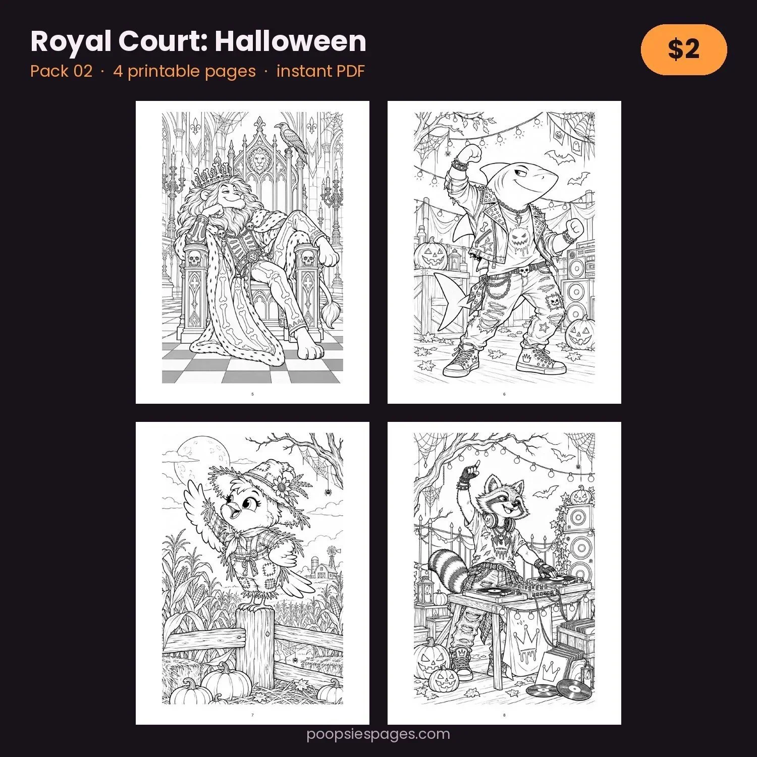 Royal Court: Halloween — Pack 02