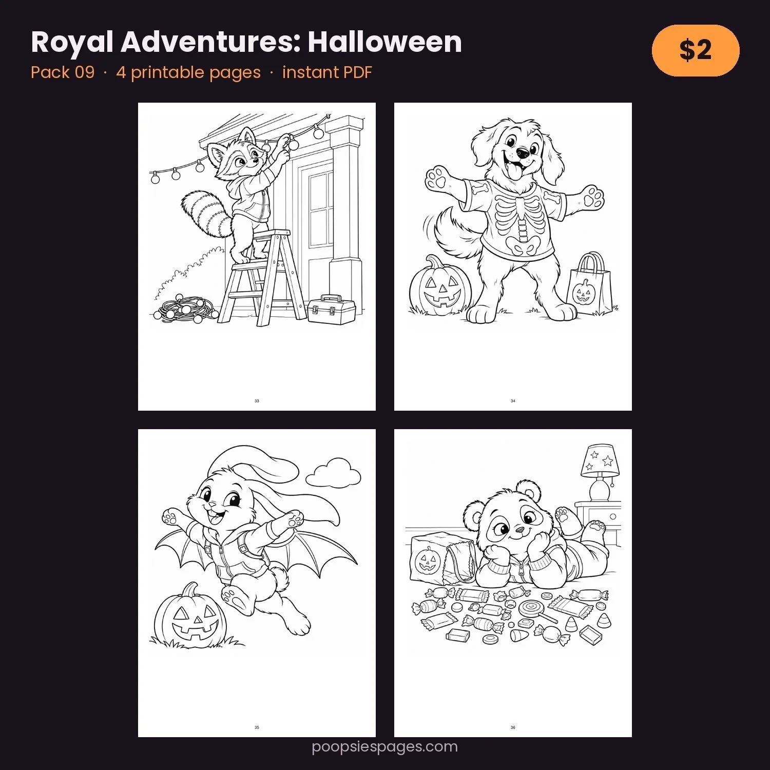 Royal Adventures: Halloween — Pack 09