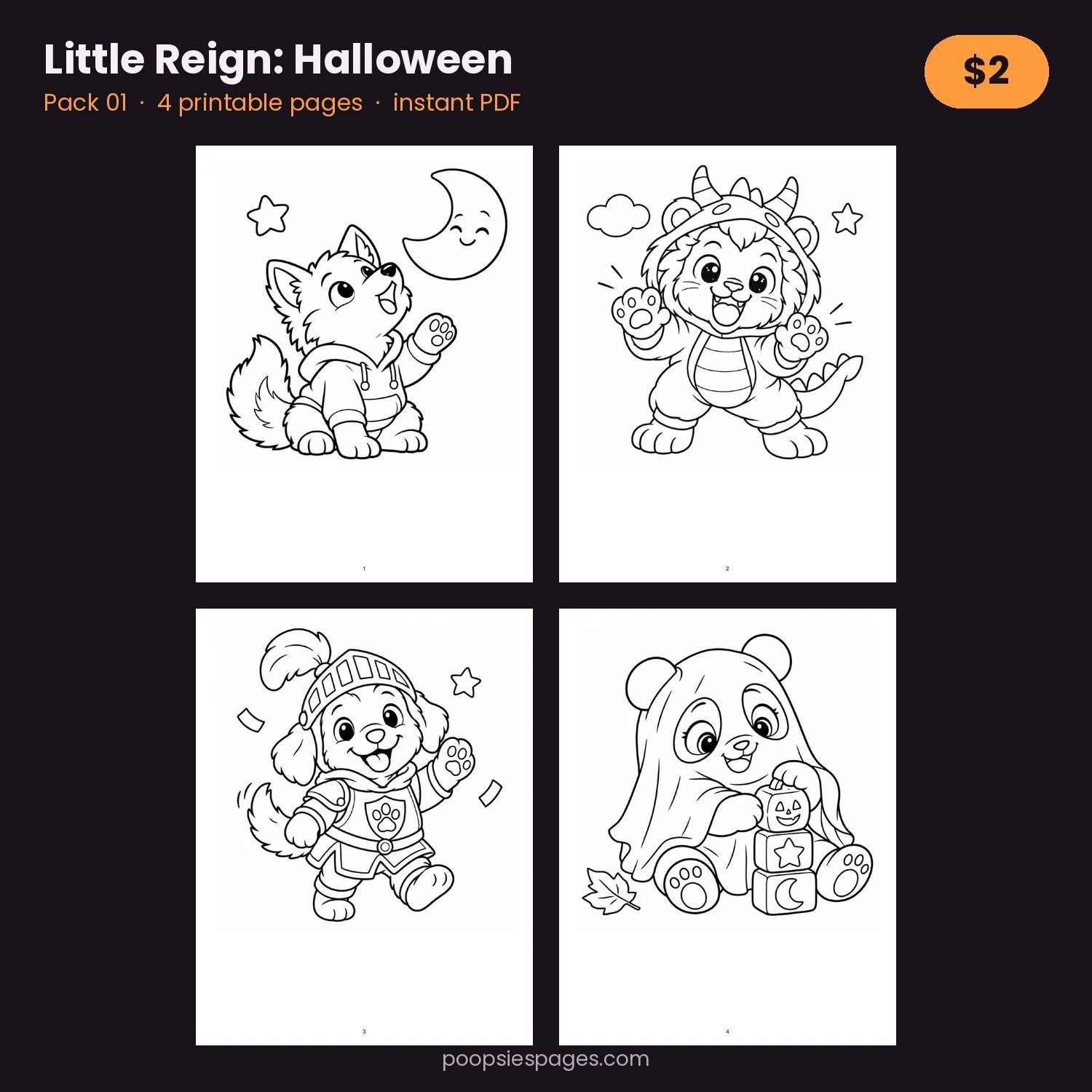 Little Reign: Halloween — Pack 01
