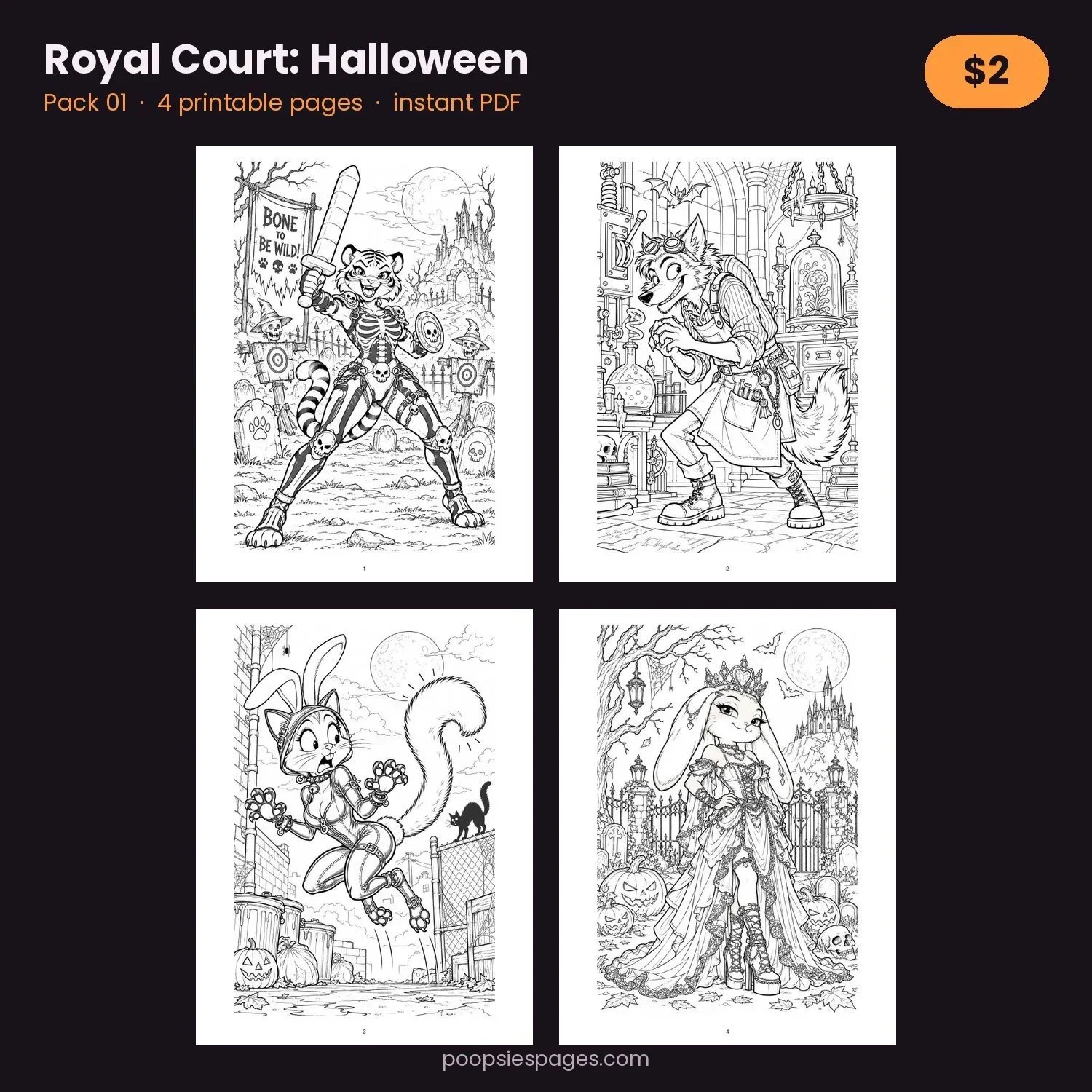 Royal Court: Halloween — Pack 01
