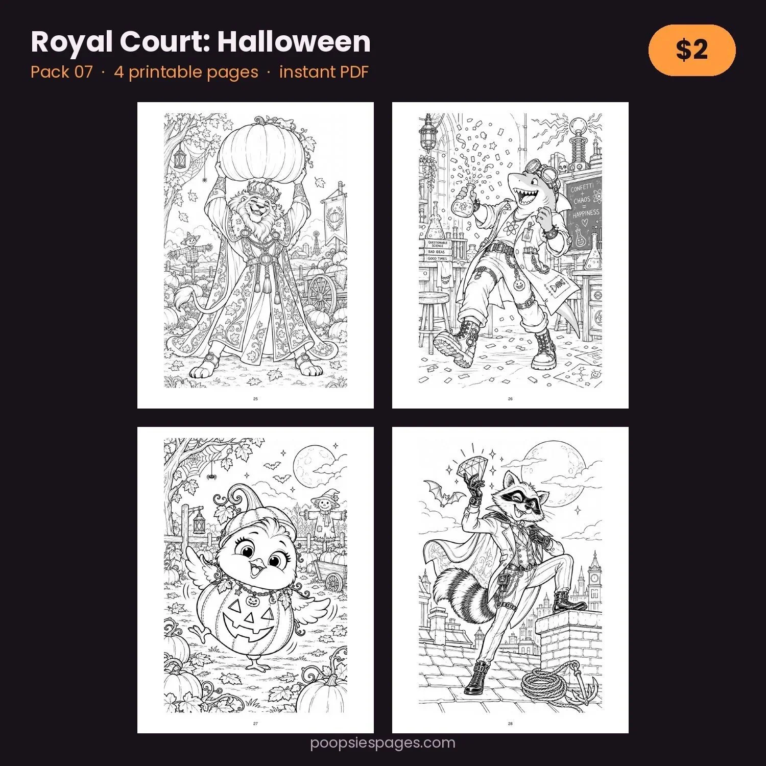 Royal Court: Halloween — Pack 07