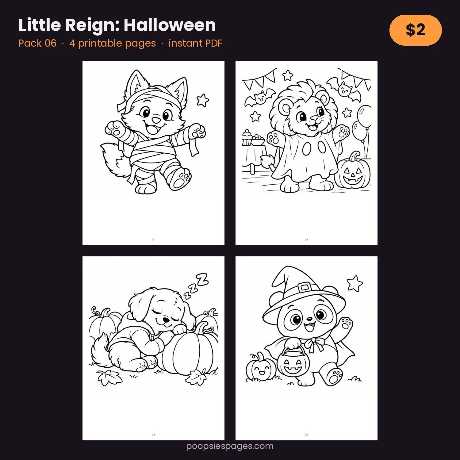 Little Reign: Halloween — Pack 06