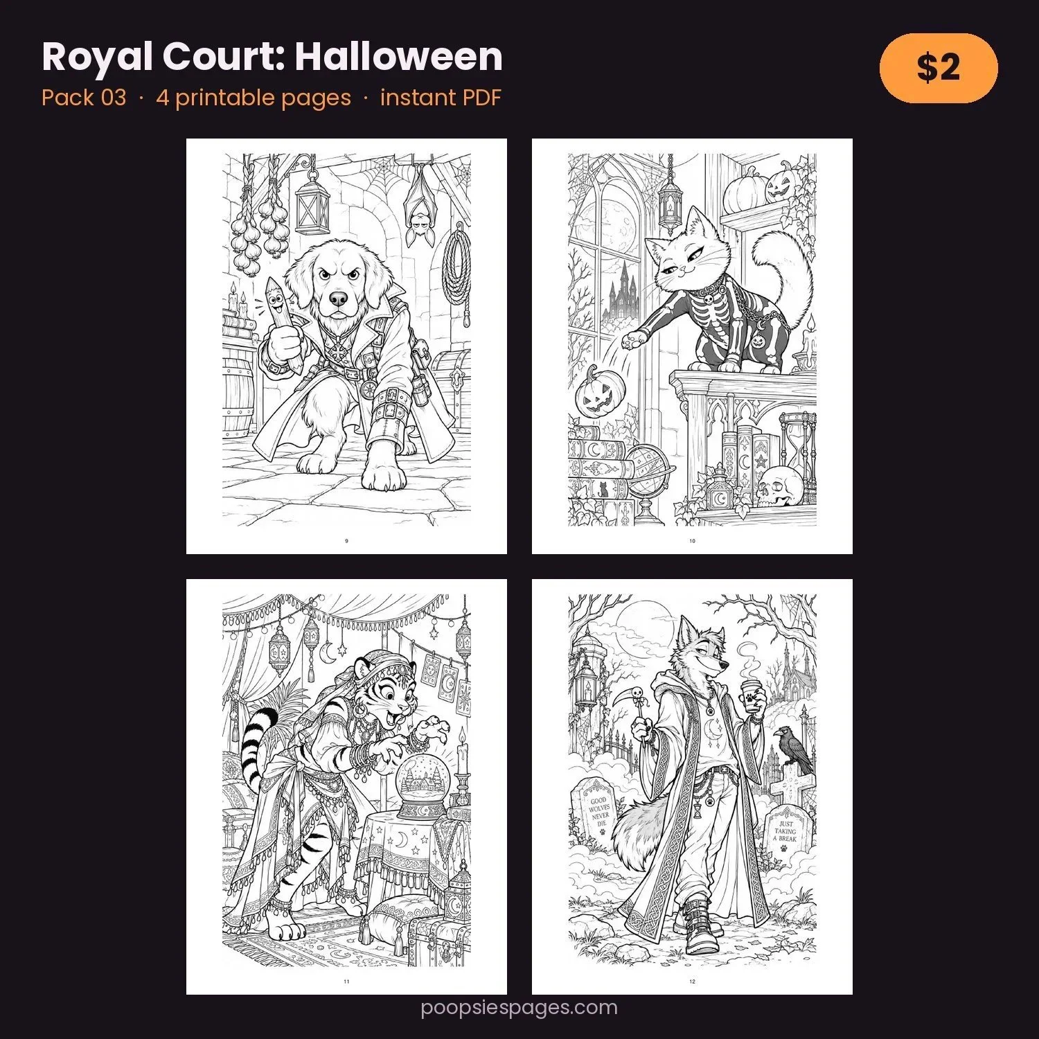Royal Court: Halloween — Pack 03