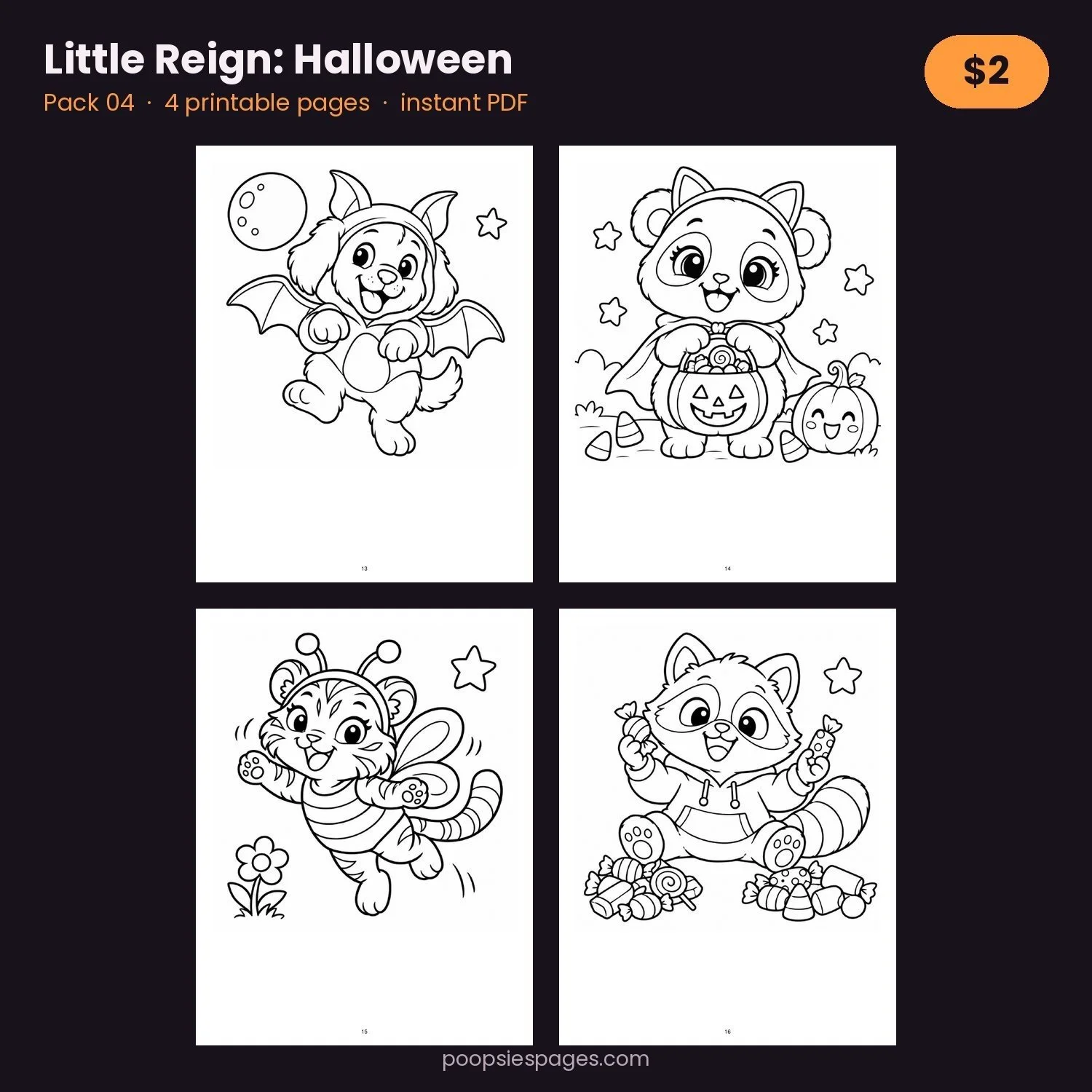 Little Reign: Halloween — Pack 04