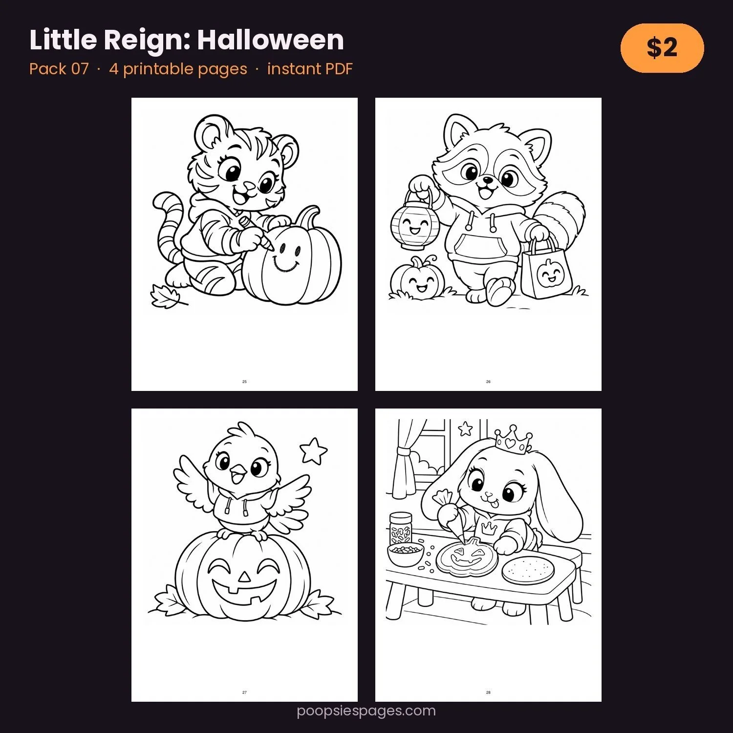 Little Reign: Halloween — Pack 07