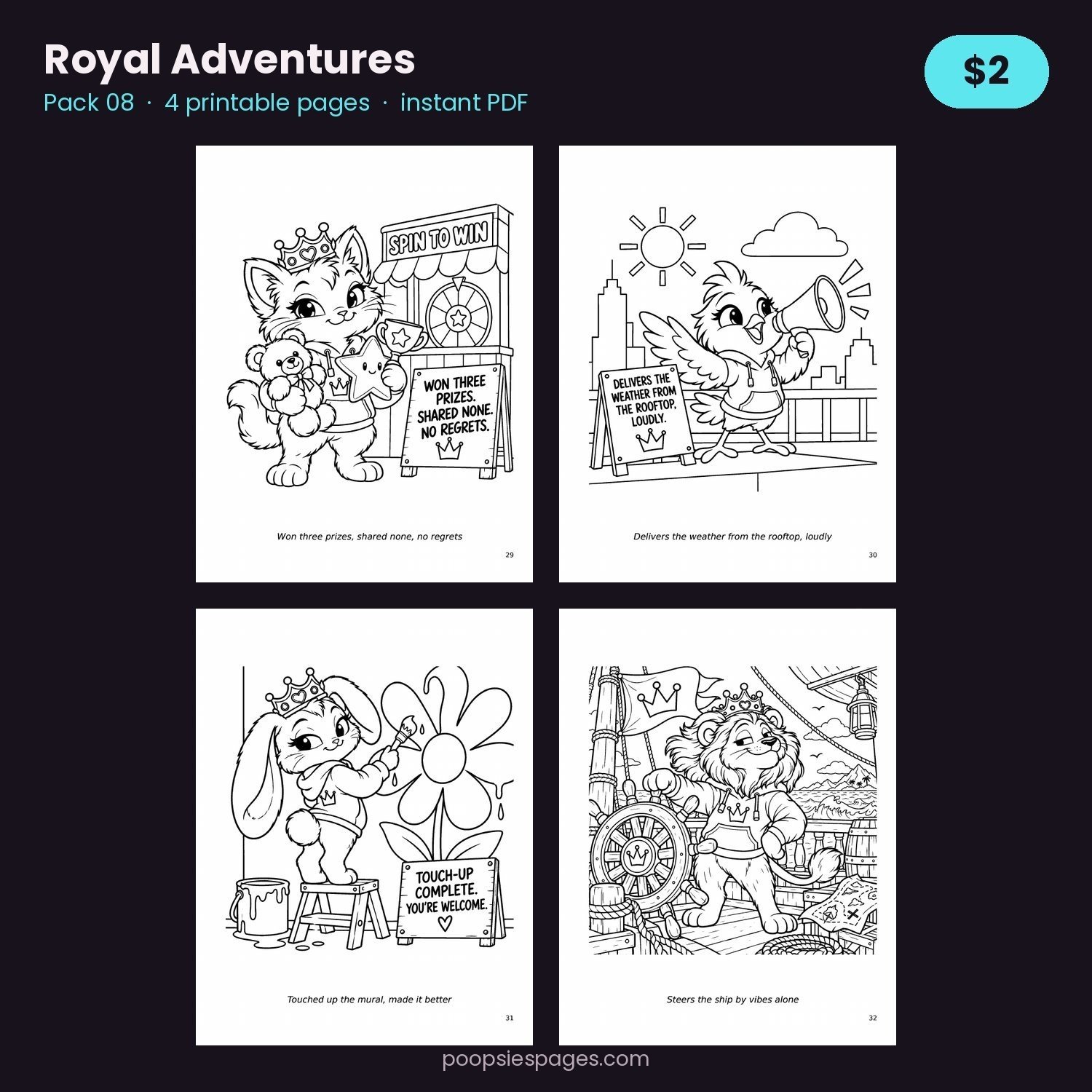 Royal Adventures — Pack 08